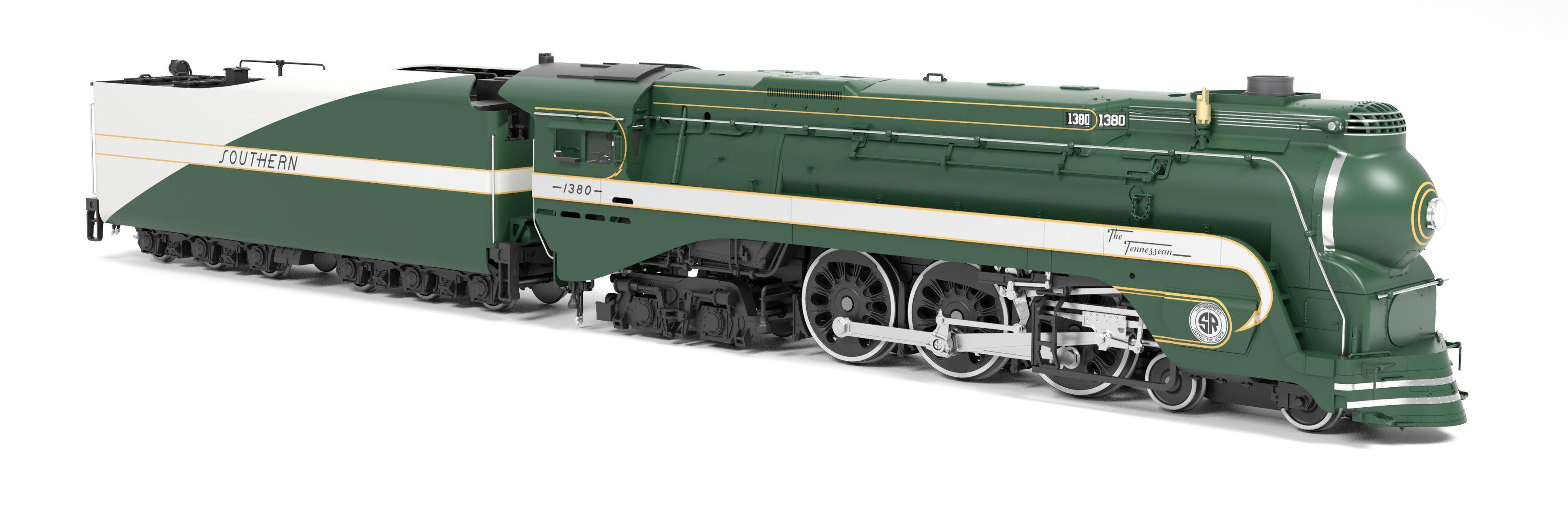8978 Southern Railway #1380, "The Tennessean", Paragon4 Sound/DC/DCC, Smoke, HO (Trainworld Exclusive)