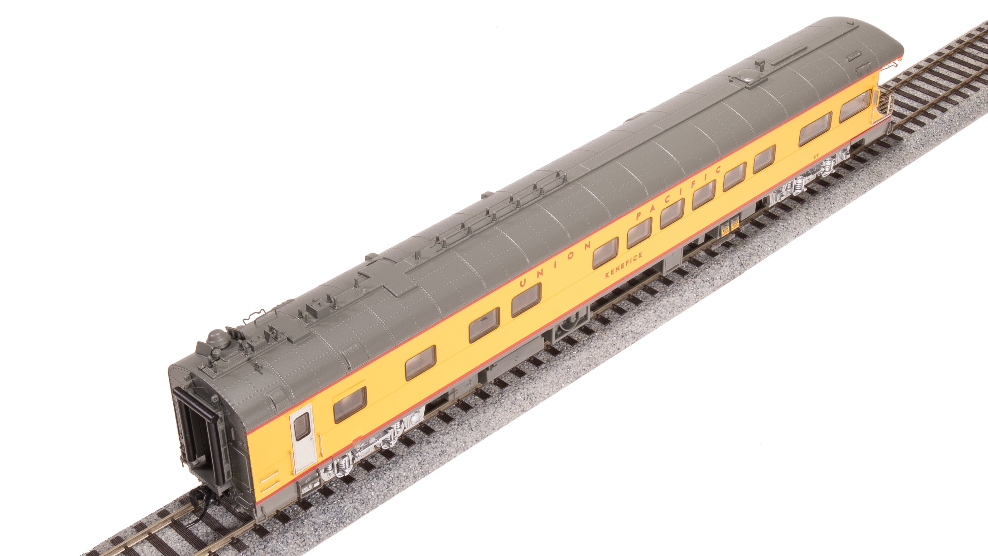 9012 Union Pacific Business Car, UP #119 "Kenefick", UP Shield on Rear, HO Scale