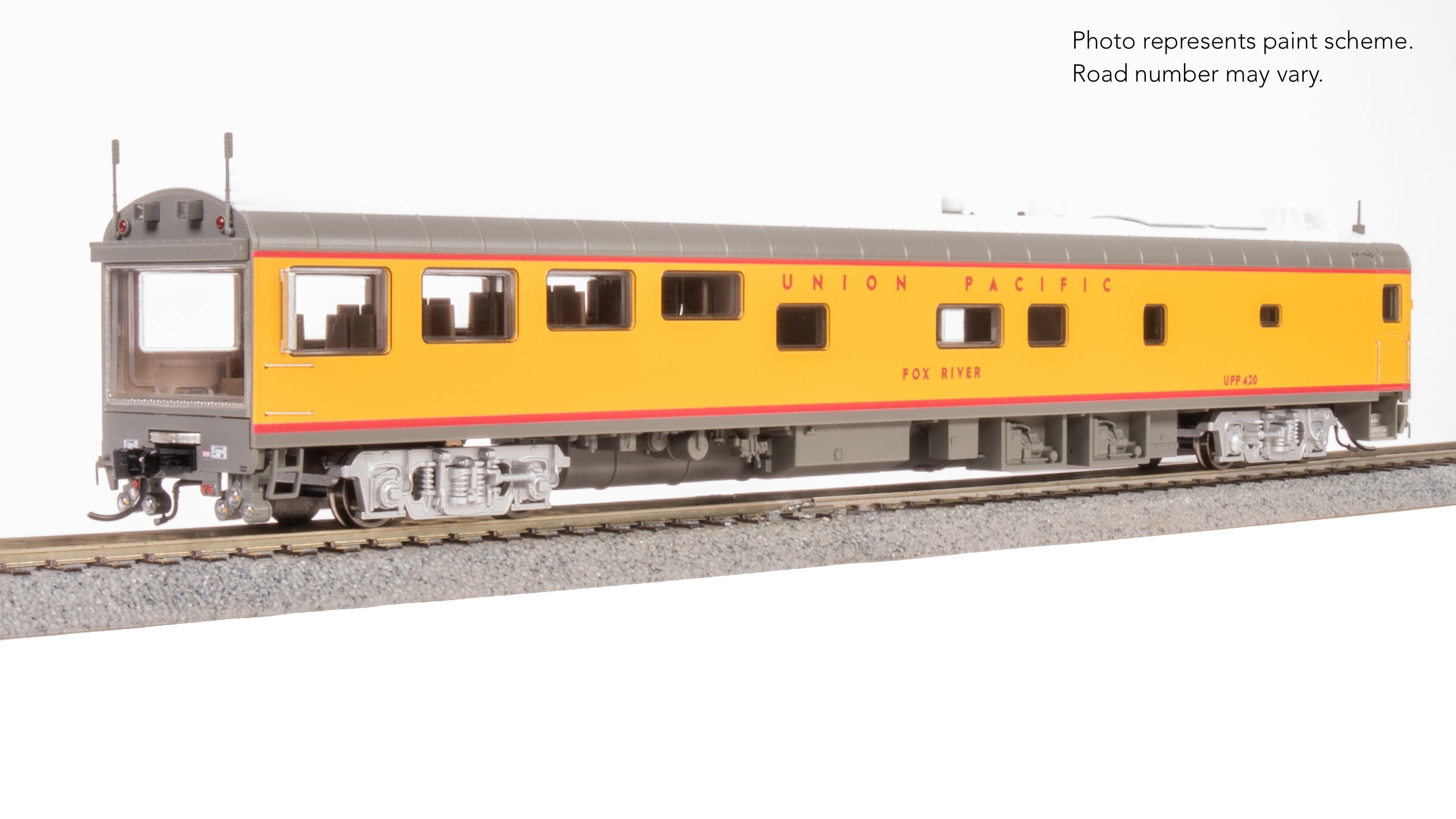 9106 Union Pacific Track Inspection Car, "Fox River", 2006 - Present Appearance, HO