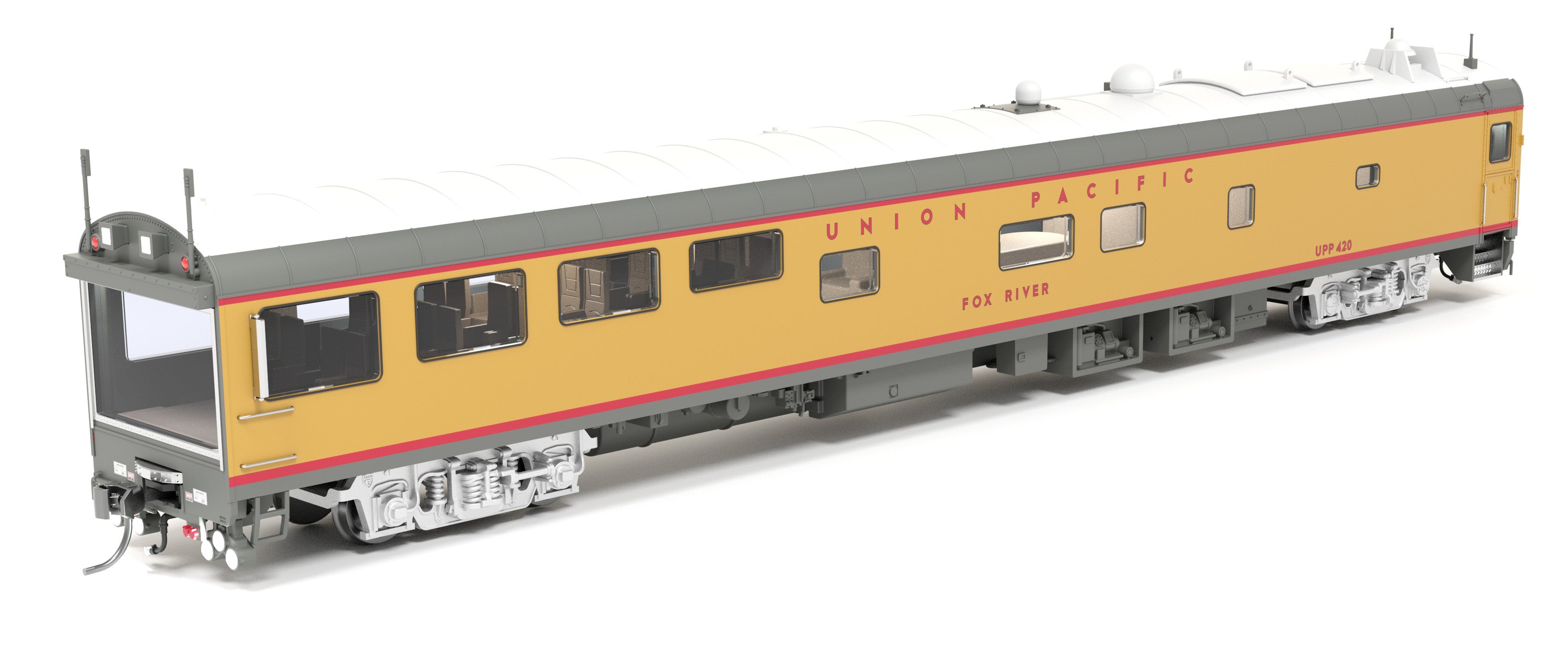 9106 Union Pacific Track Inspection Car, "Fox River", 2006 - Present Appearance, HO