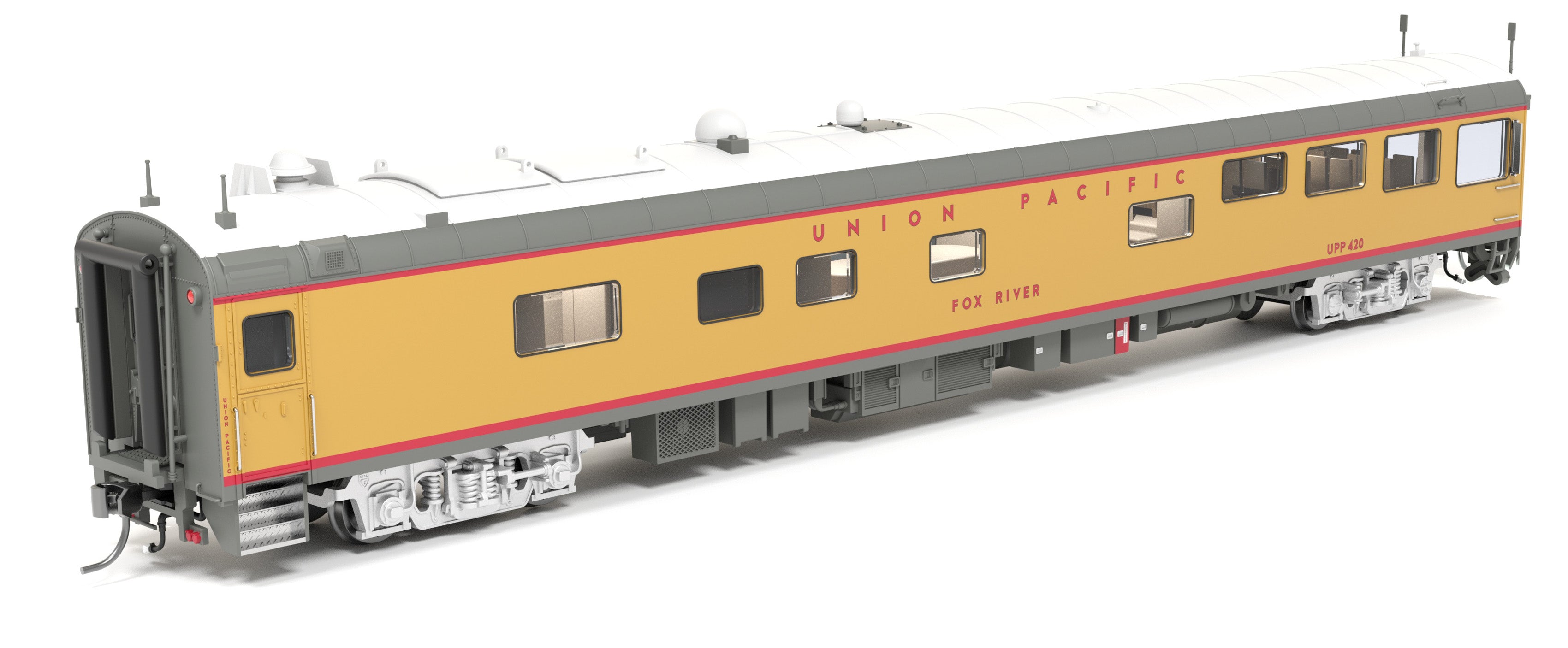 9106 Union Pacific Track Inspection Car, "Fox River", 2006 - Present Appearance, HO