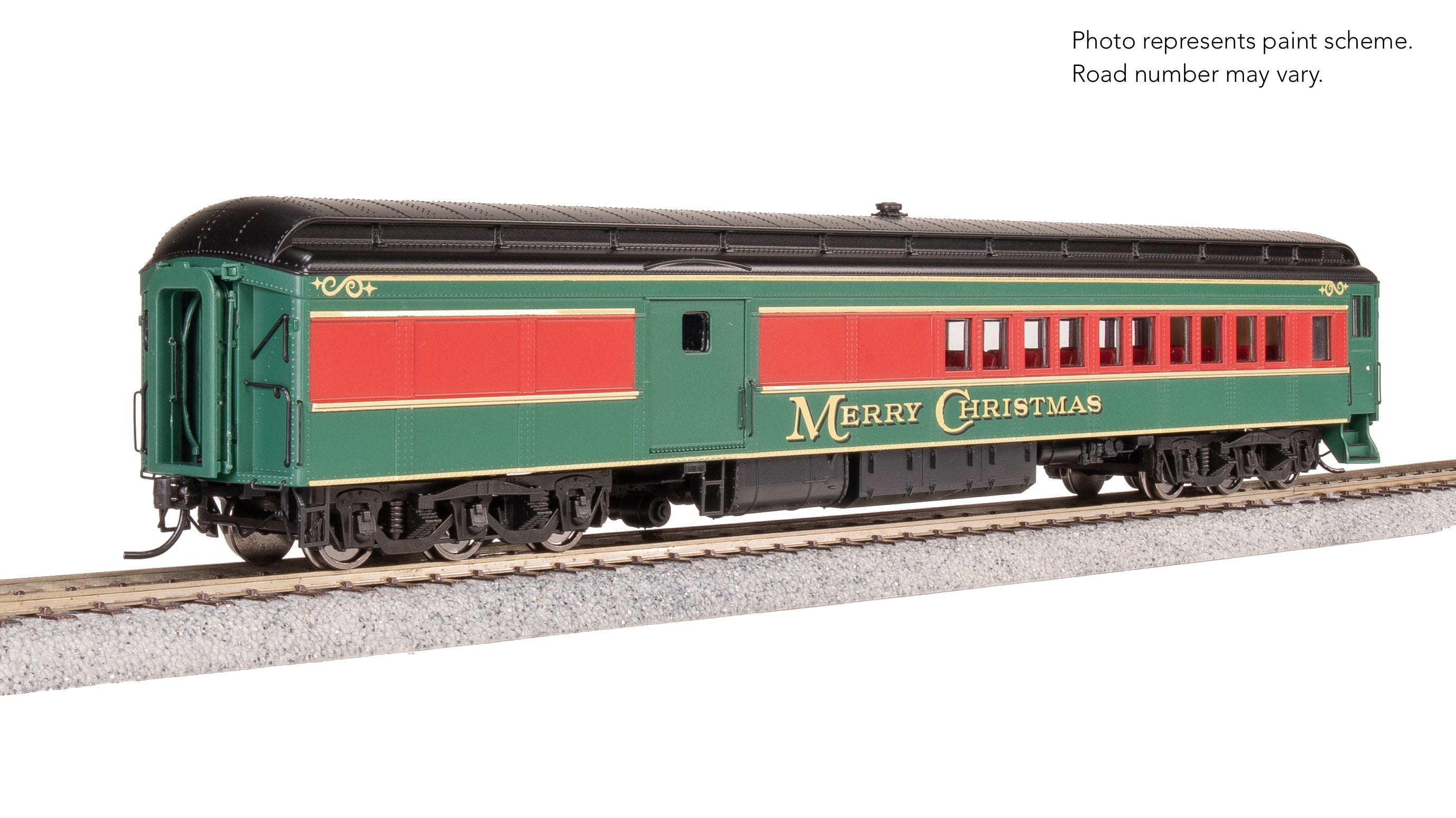 9120 Coach-Baggage Combine, Christmas Holiday Scheme, HO Scale