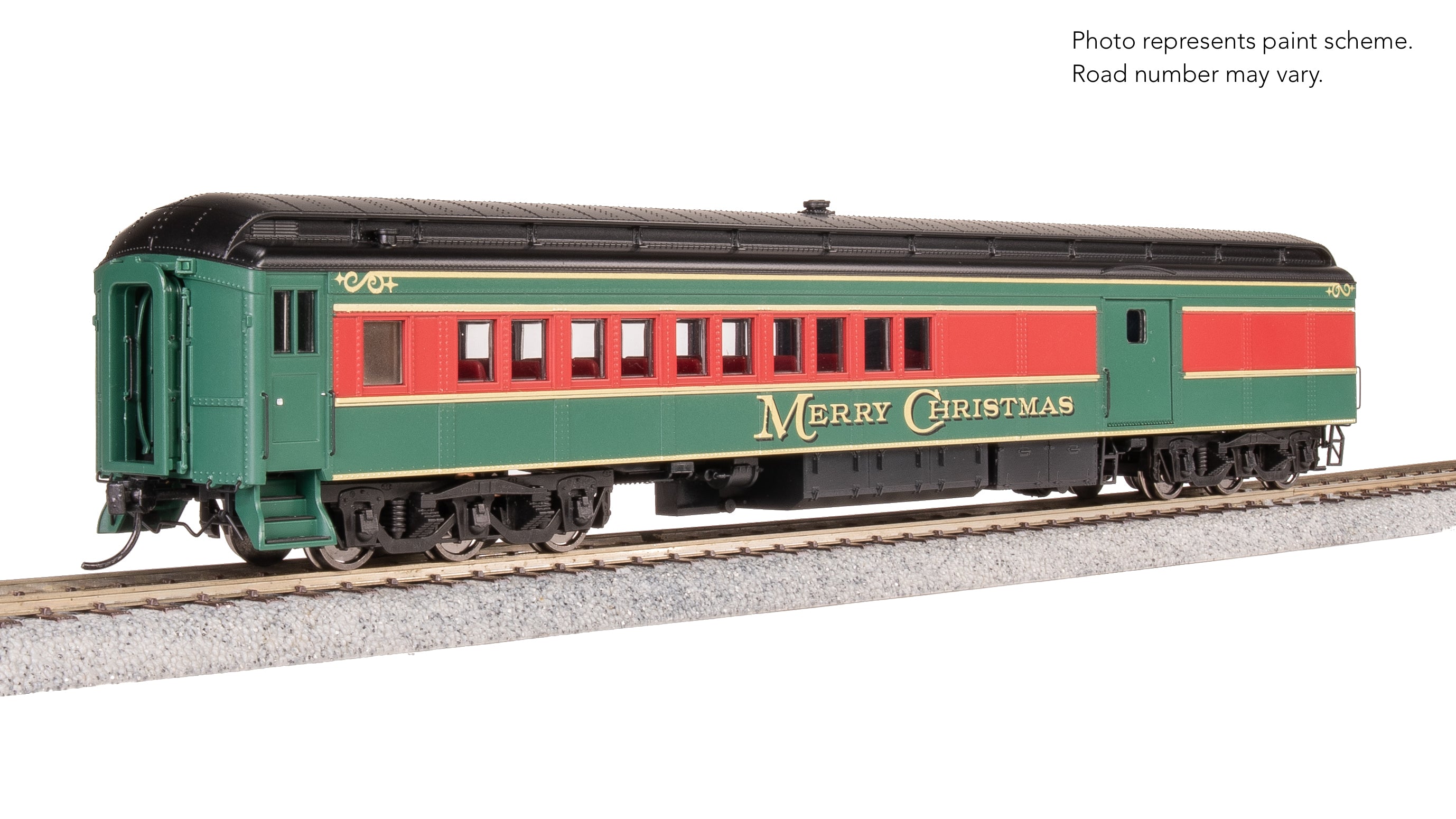 9120 Coach-Baggage Combine, Christmas Holiday Scheme, HO Scale