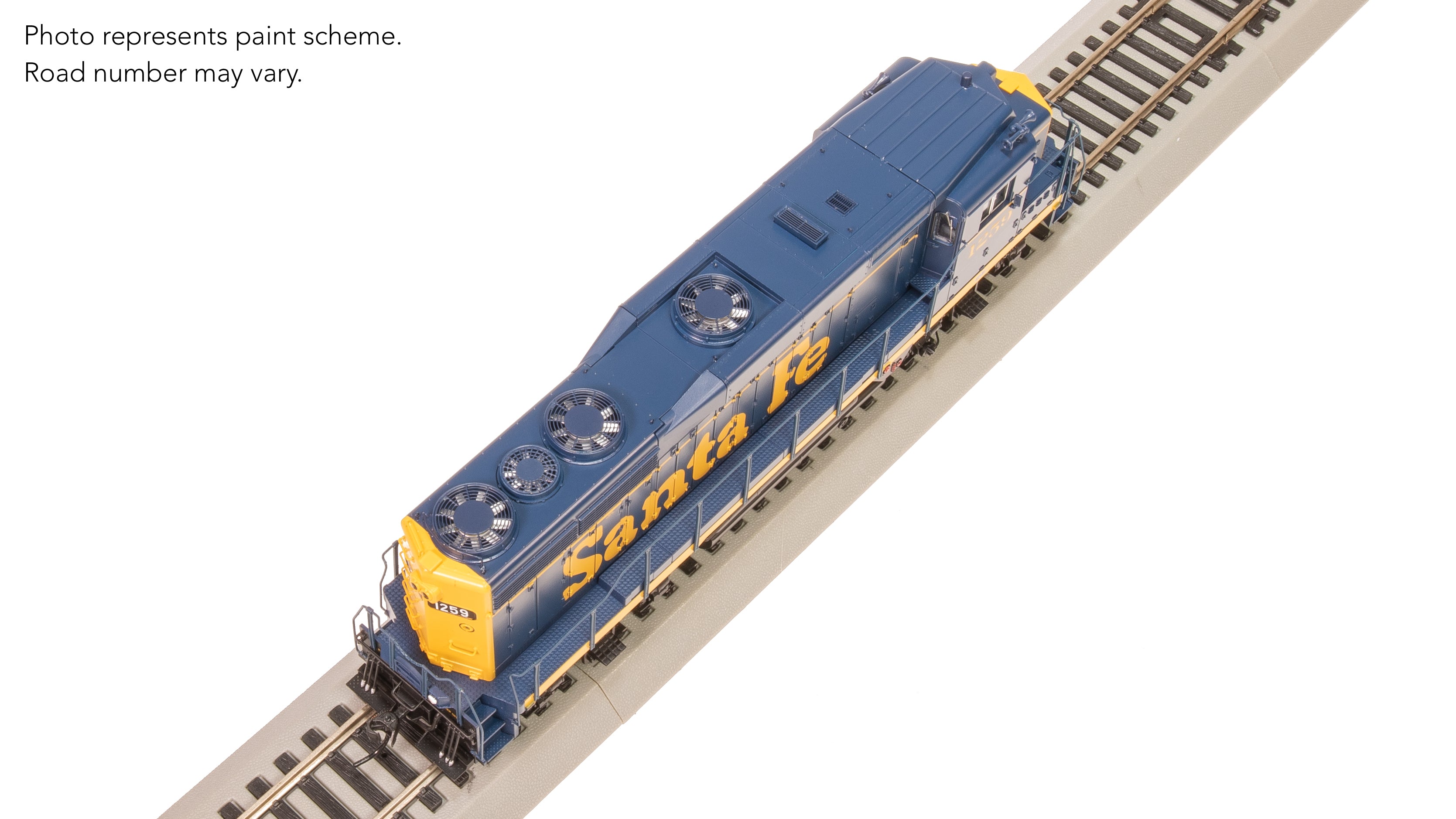 9150 EMD GP30, ATSF 1263, Bookend Scheme, No-Sound/DCC-Ready, HO