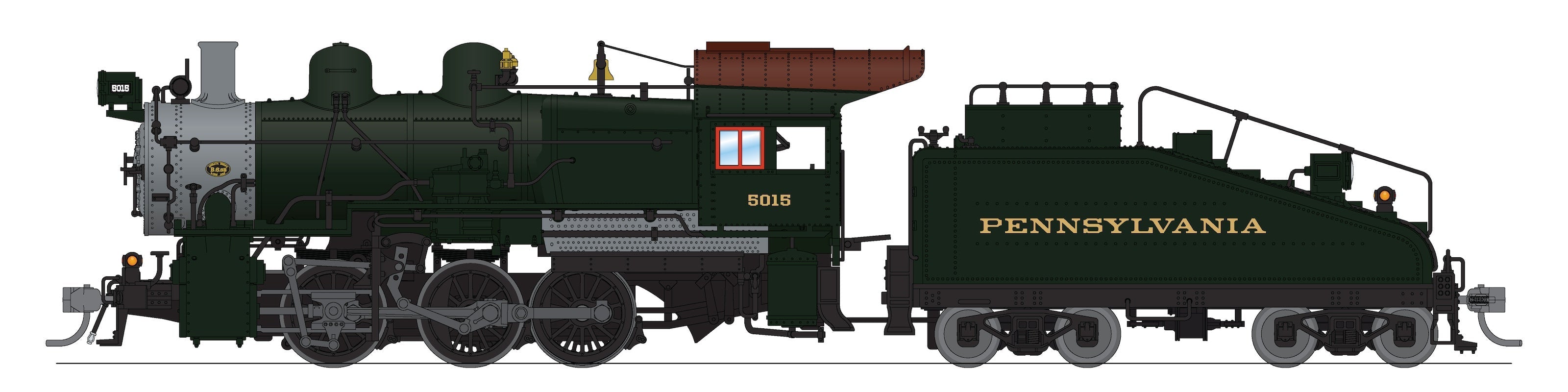 REFURBISHED R9183 PRR B6sb 0-6-0, #1446, Pre-War Appearance, 60S66A Tender, No-Sound/DCC-Ready, HO