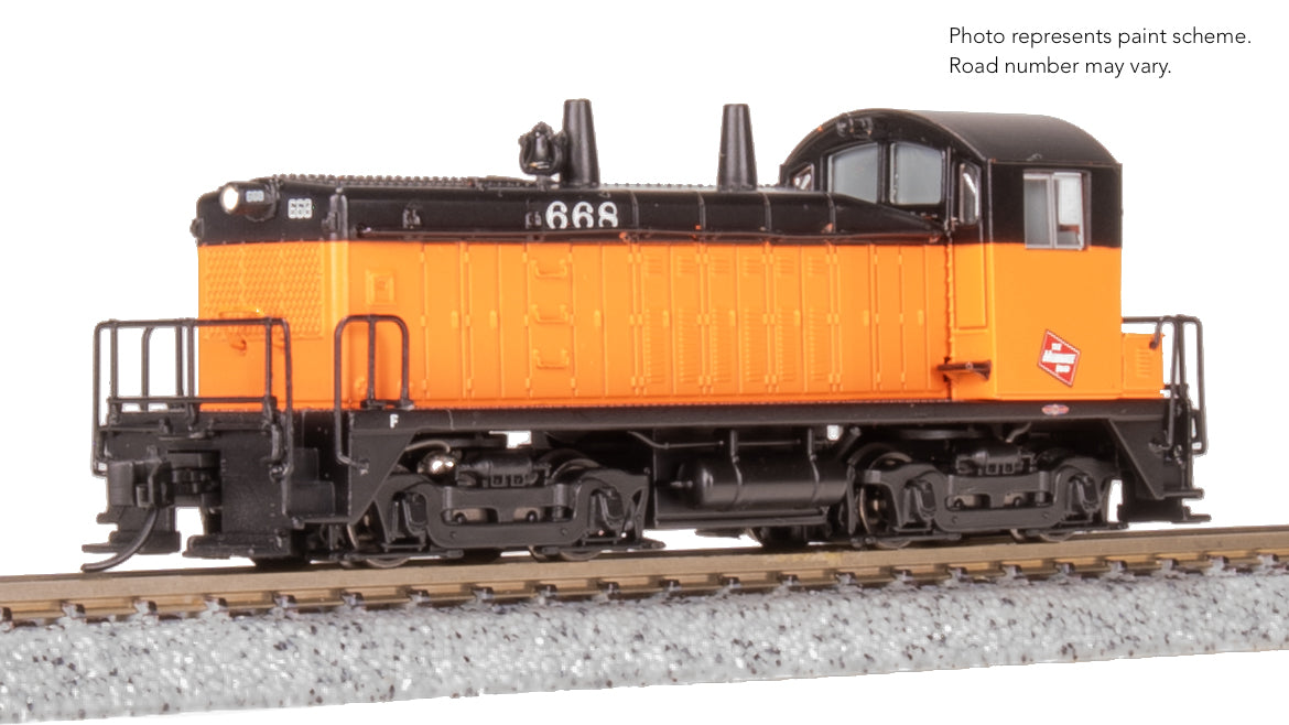 9307 EMD NW2 Switcher, MILW 670, Orange & Black, Paragon4 Sound/DC/DCC, N