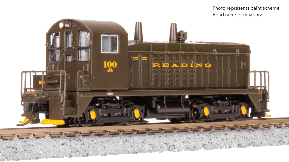 9310 EMD NW2 Switcher, RDG 100, Green & Yellow, Paragon4 Sound/DC/DCC, N