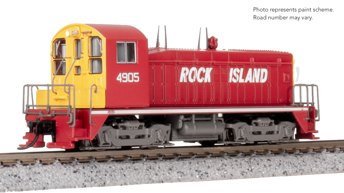 9312 EMD NW2 Switcher, Rock Island 4905, Red & Yellow, Paragon4 Sound/DC/DCC, N