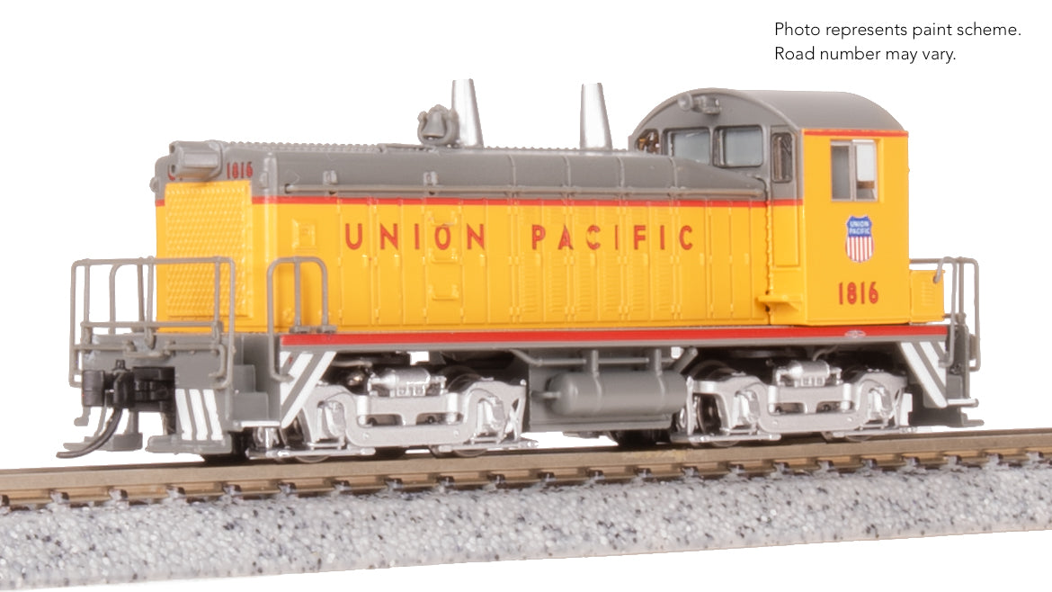 9390 EMD SW7 Switcher, UP 1816, Yellow & Gray, No-Sound / DCC-Ready, N