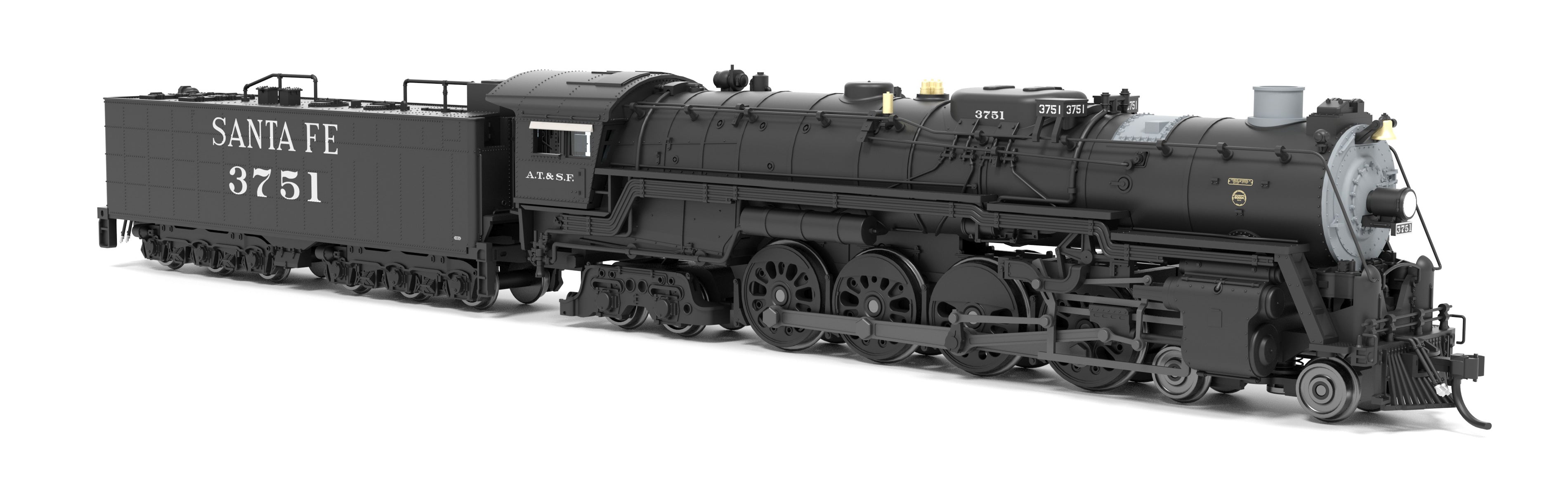 9415 ATSF 4-8-4, #3761, In Service, No-Sound / DCC-Ready, N