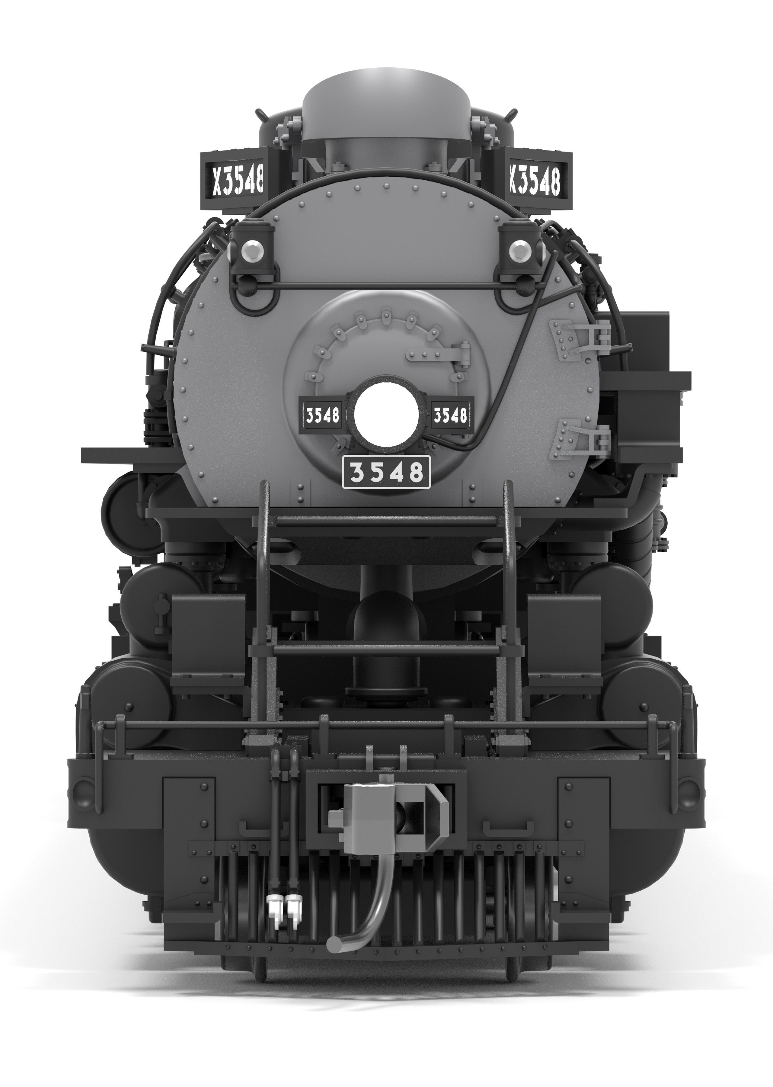 9430 Union Pacific 2-8-8-0 "Bullmoose", SA-C-6, #3548, Pre-1944 Appearance w/ 4-BL FWH, No-Sound / DCC-Ready, HO
