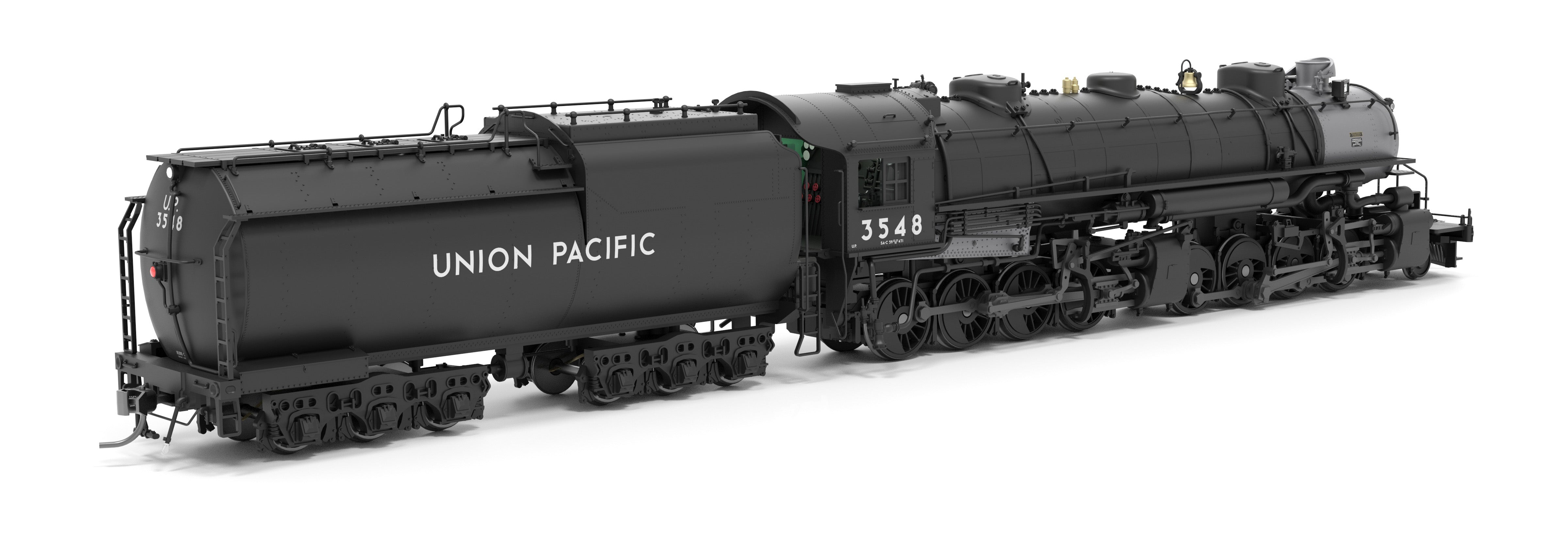9430 Union Pacific 2-8-8-0 "Bullmoose", SA-C-6, #3548, Pre-1944 Appearance w/ 4-BL FWH, No-Sound / DCC-Ready, HO