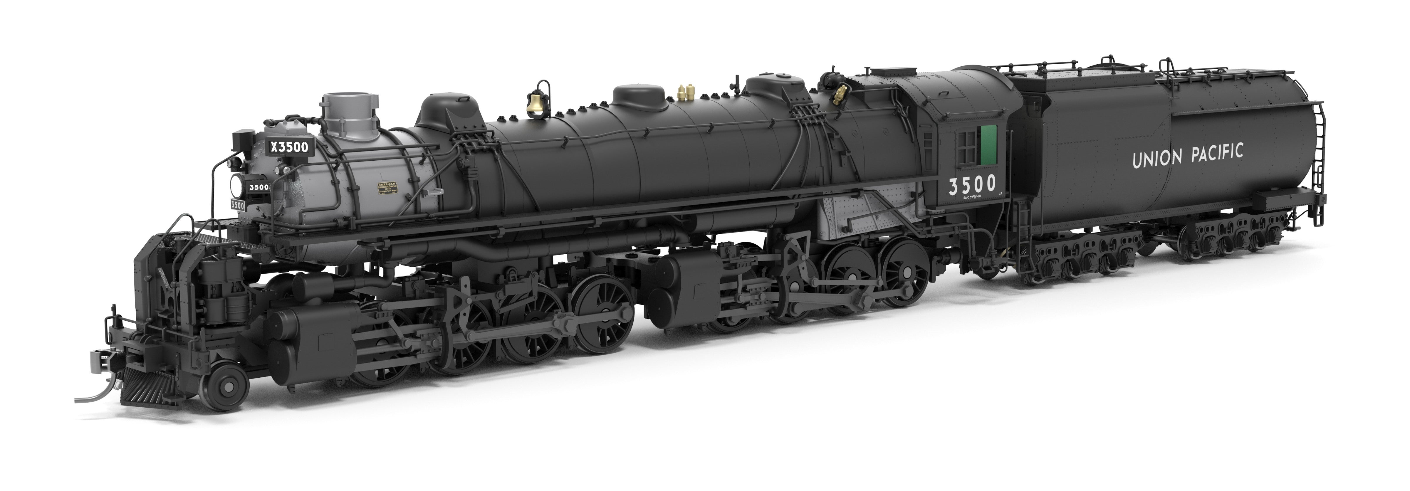 **BLEMISHED (see photos, sold as-is) REFURBISHED BR9424 Union Pacific 2-8-8-0 "Bullmoose", SA-C-2, #3512, Post-1944 Appearance w/ 5SA FWH, Paragon4 Sound/DC/DCC, Smoke, HO