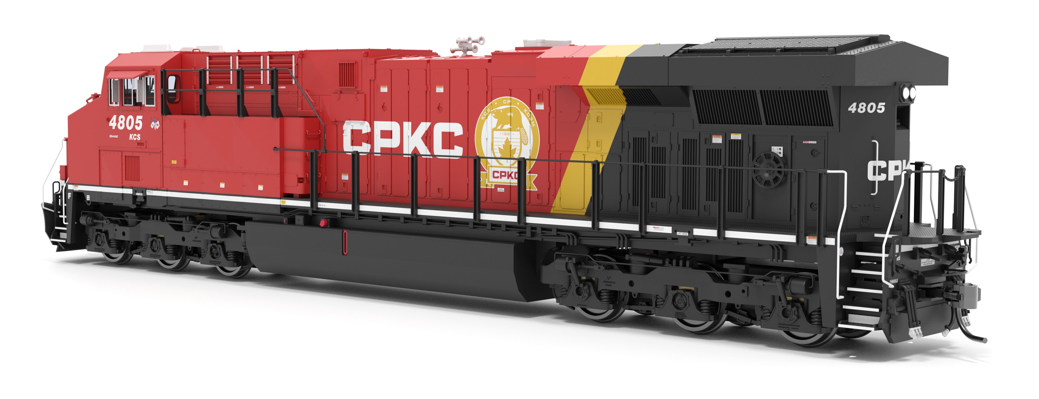 9440 GE ES44AC, CPKC 4805, Golden Beaver Scheme, Paragon4 Sound/DC/DCC, Smoke, HO CLUB PRICE $199.99