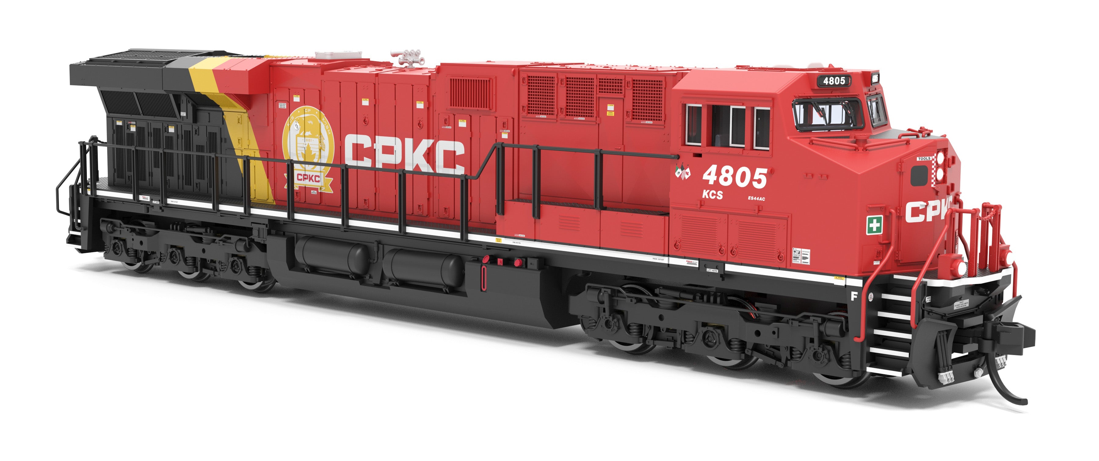 9450 GE ES44AC, CPKC 4805, Golden Beaver Scheme, Paragon4 Sound/DC/DCC, N CLUB PRICE $149.99