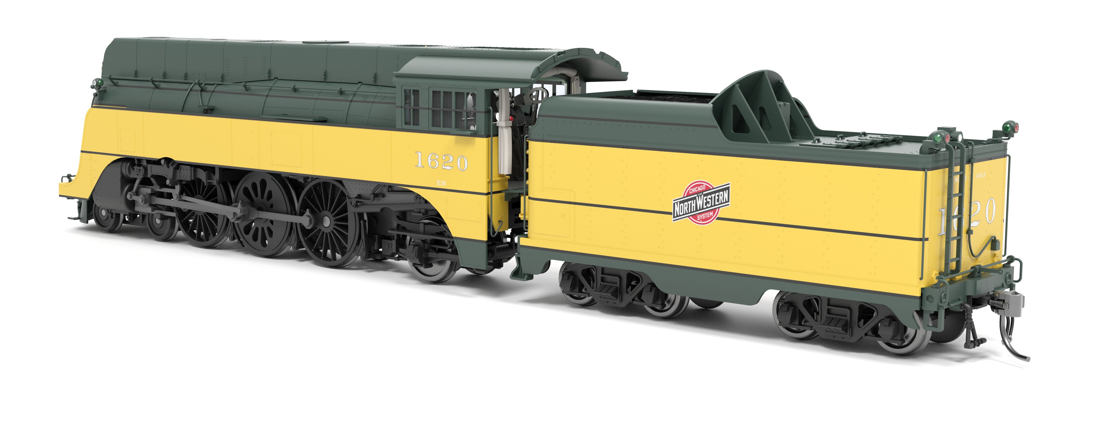9544 C&NW 4-6-2 "Yellow Jacket", #1617, 1944 Appearance, Paragon4 Sound/DC/DCC, HO