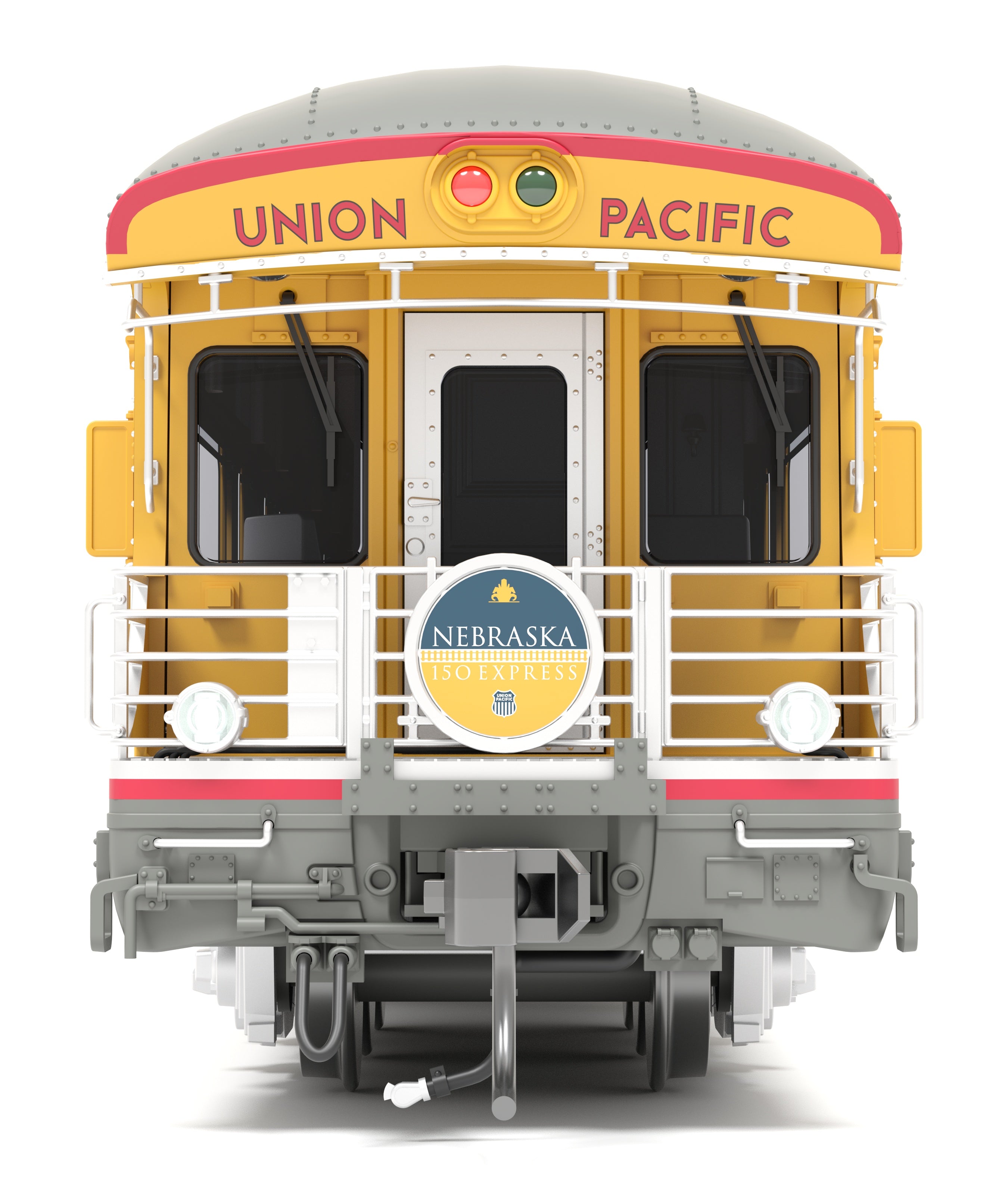 9597 Union Pacific Business Car, UP #101 "Lone Star", "Nebraska 150 Express" Drumhead, HO (Spring Creek Exclusive)
