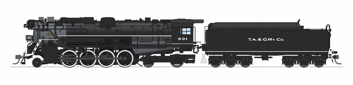 9619 Boston & Albany Berkshire, Unlettered, Decal Sheet in Box, No-Sound / DCC-Ready, HO (BrassBasement.com Exclusive)