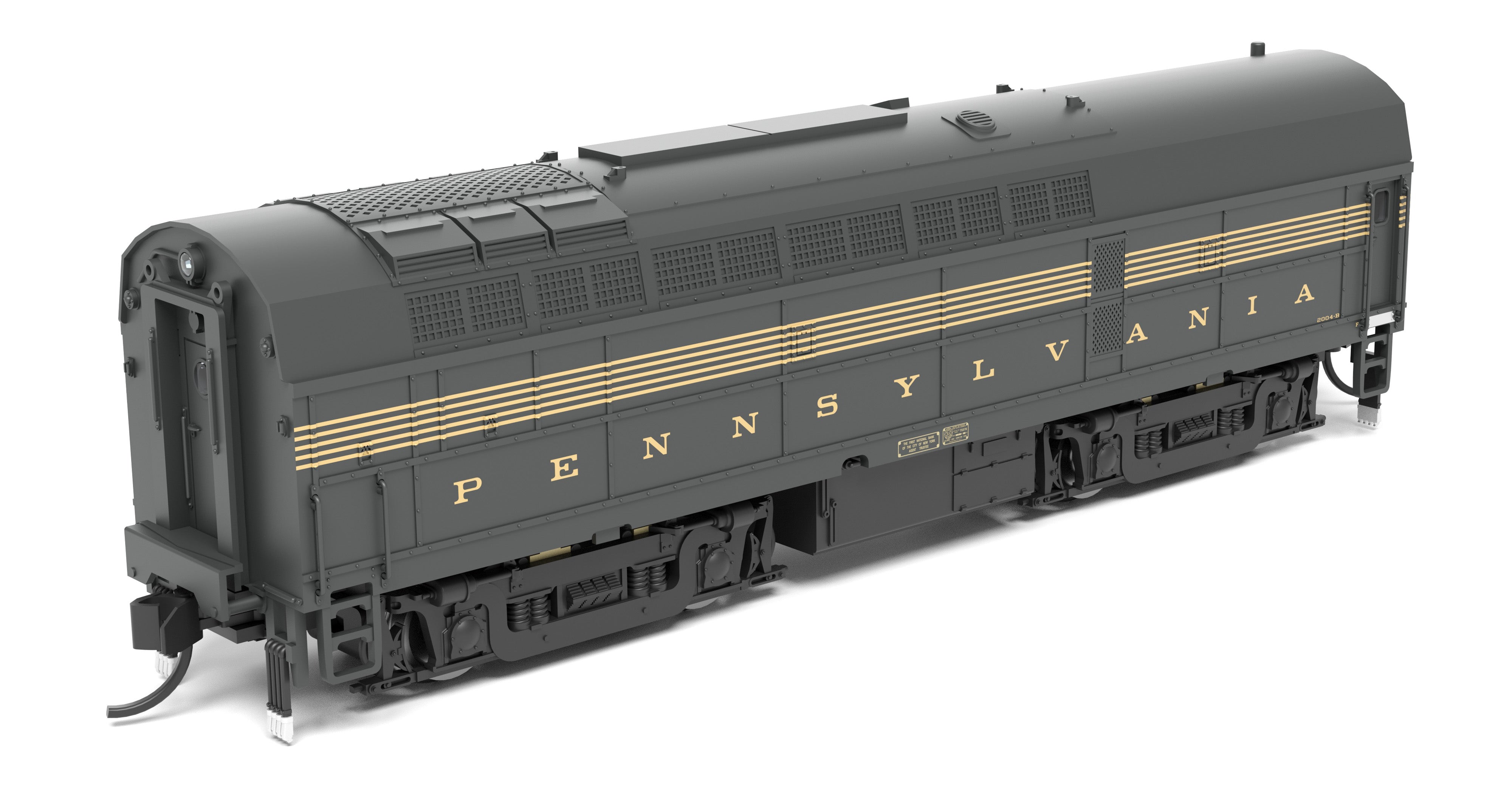 9621 PRR Sharknose, BF-16 A/B set, 2008-A/2008-B, DGLE 5-Stripe, A-unit Paragon4 Sound/DC/DCC, Unpowered B, N