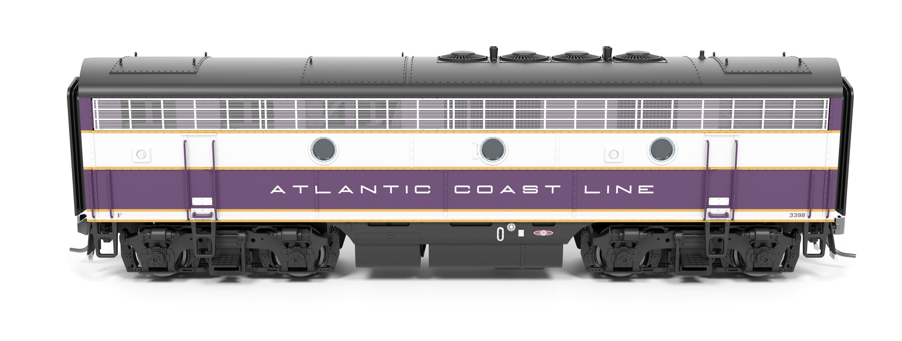 REFURBISHED R9653 EMD F3B, ACL 343B, Purple & Silver, Paragon4 Sound/DC/DCC, HO