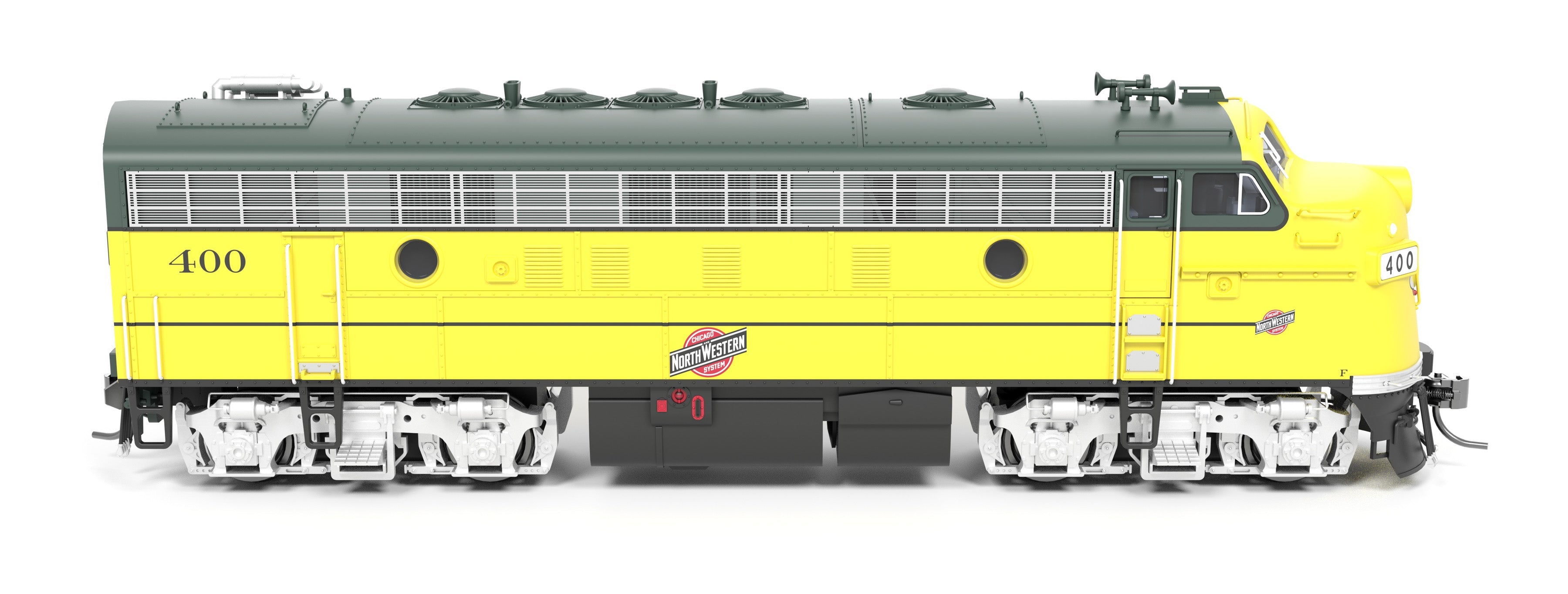 REFURBISHED R9697 EMD F7A, CNW 403, Executive Scheme, Paragon4 Sound/DC/DCC, HO