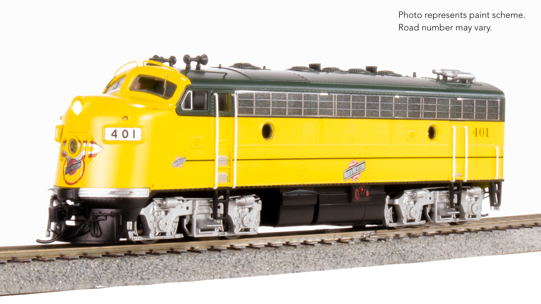 9696 EMD F7A, CNW 401, Executive Scheme, Paragon4 Sound/DC/DCC, HO