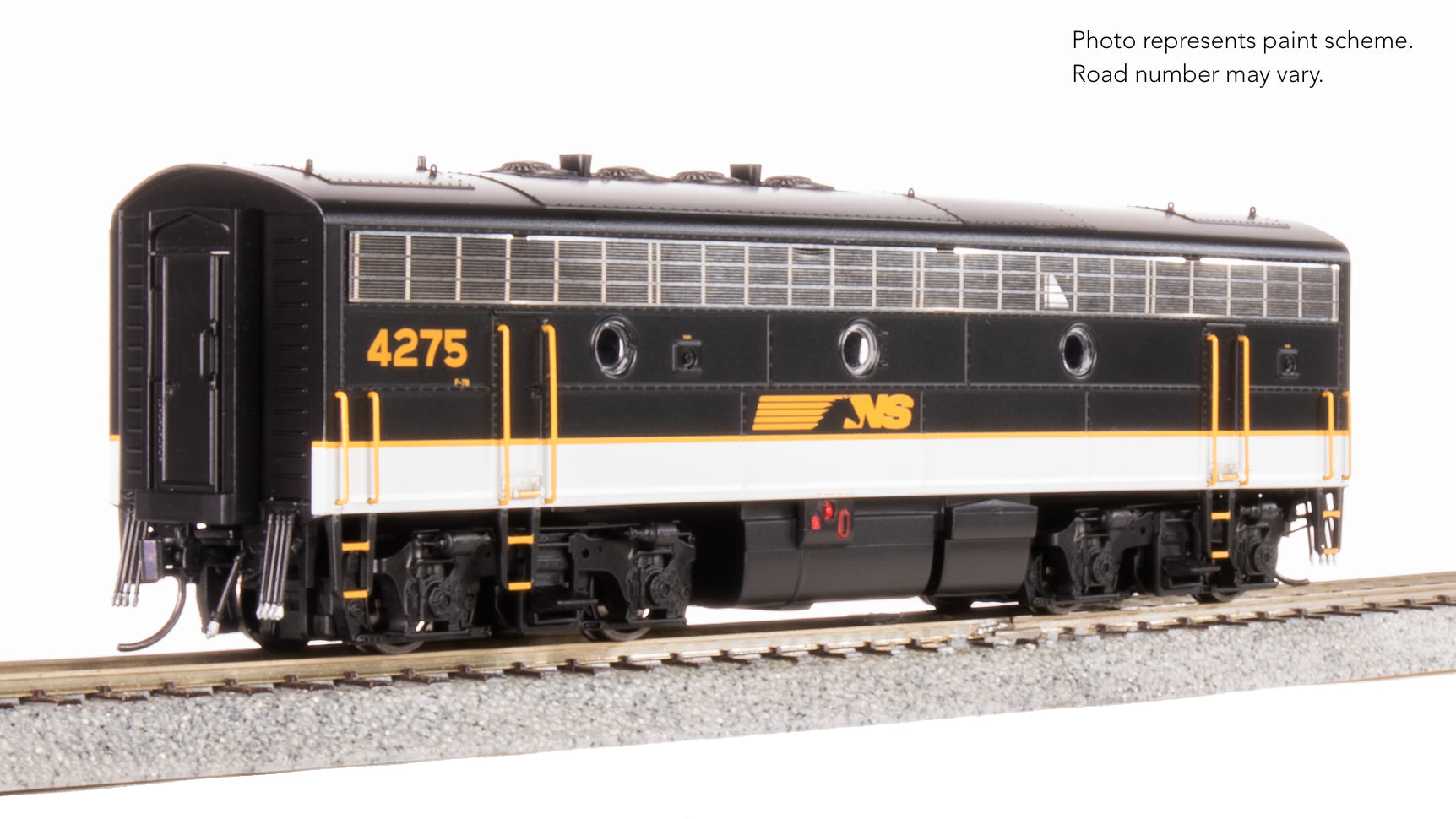 9700 EMD F9/F7 A/B, NS 4270/4275, Tuxedo Scheme, A-unit Paragon4 Sound/DC/DCC, Unpowered B, HO