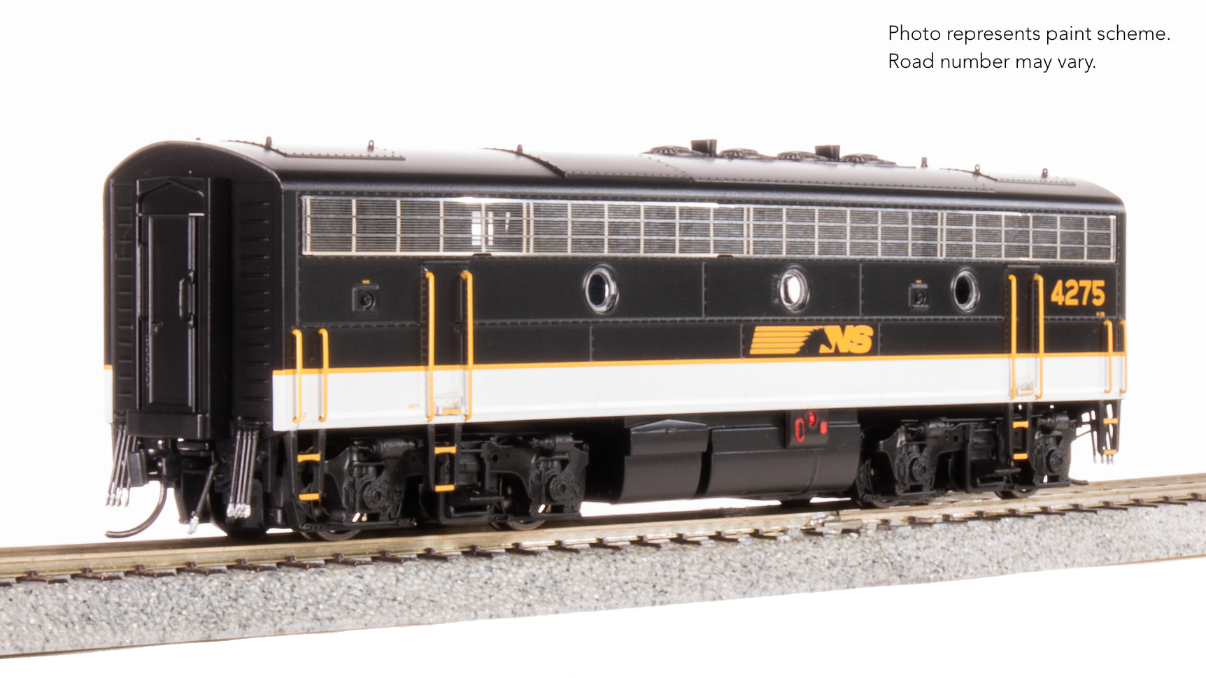 9701 EMD F9/F7 A/B, NS 4270/4275, Tuxedo Scheme, A-unit No-Sound / DCC-Ready, Unpowered B, HO