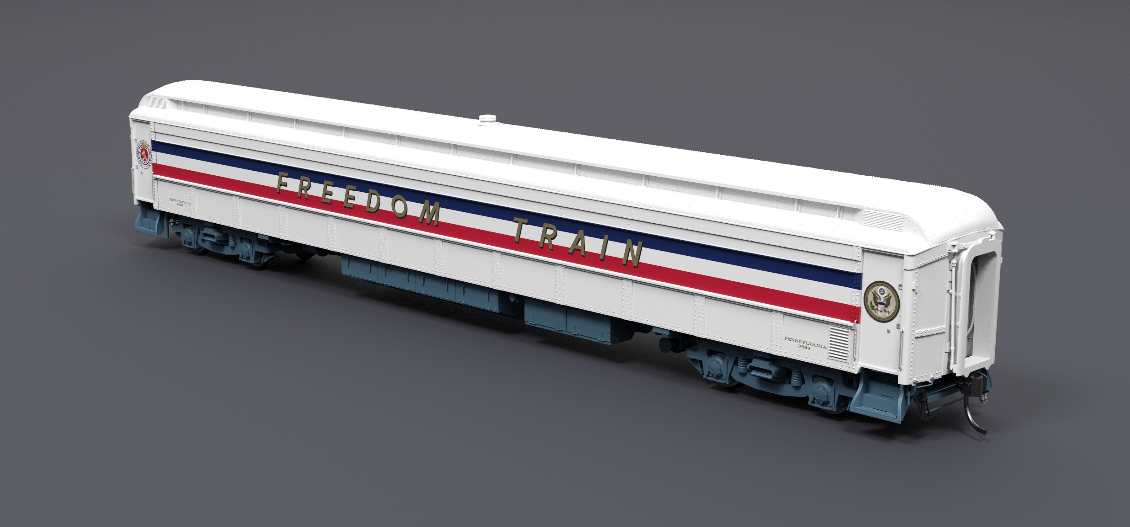 9734 1947 Freedom Train 80' Passenger Coach, 1947-1949, HO Scale