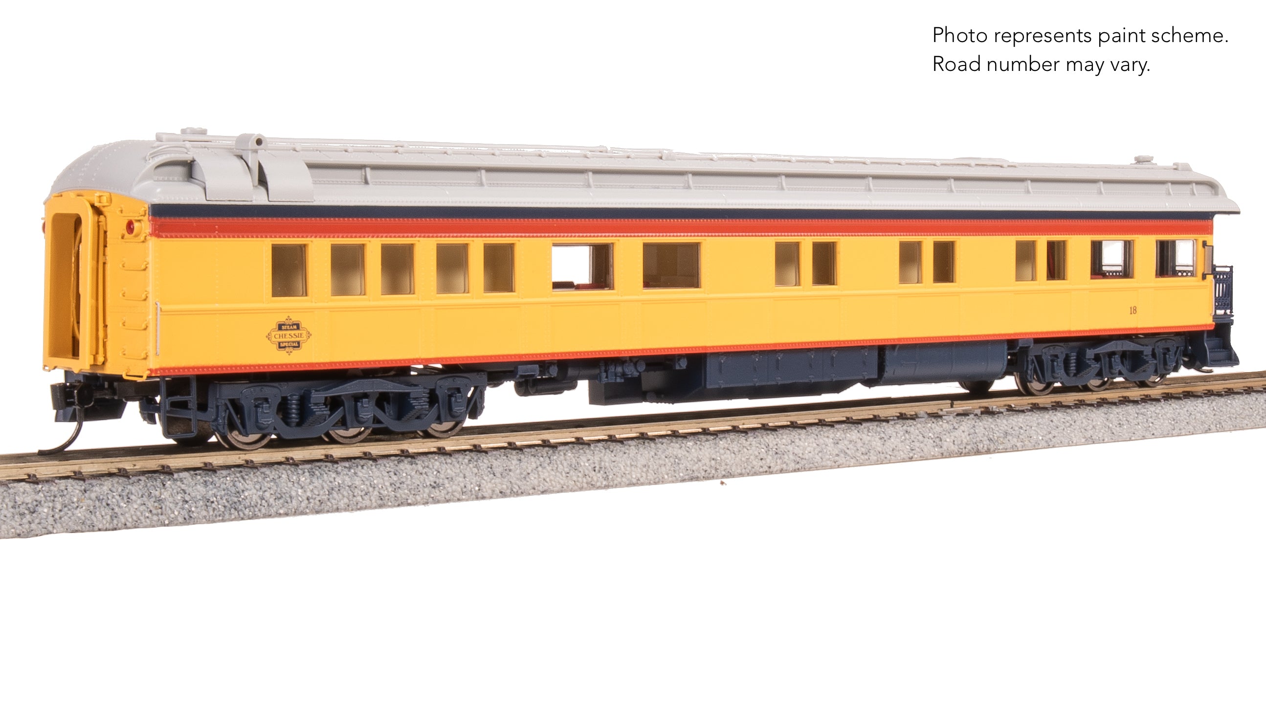9722 CSS Business Car #18, Chessie Steam Special, HO Scale