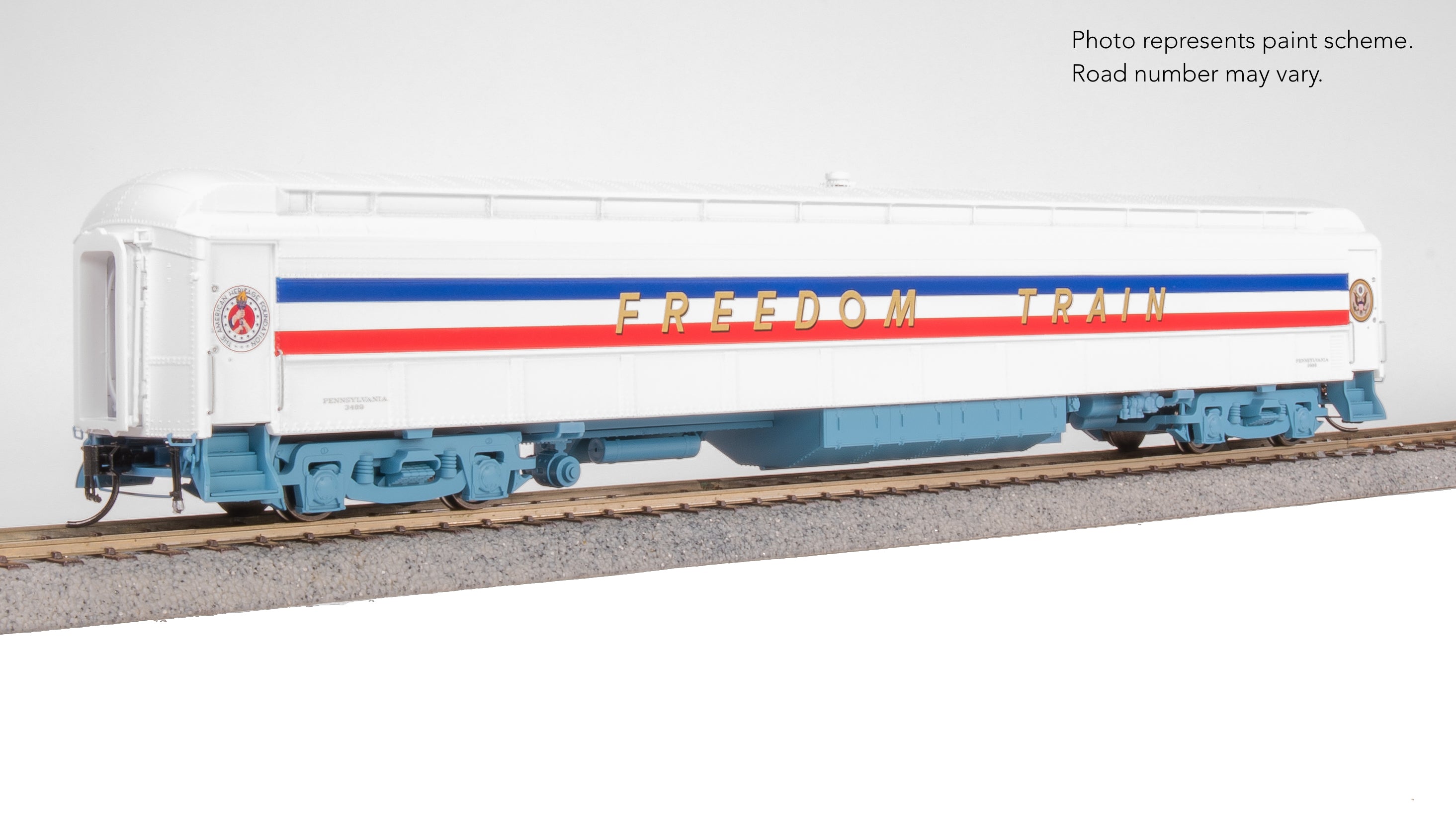 9734 1947 Freedom Train 80' Passenger Coach, 1947-1949, HO Scale
