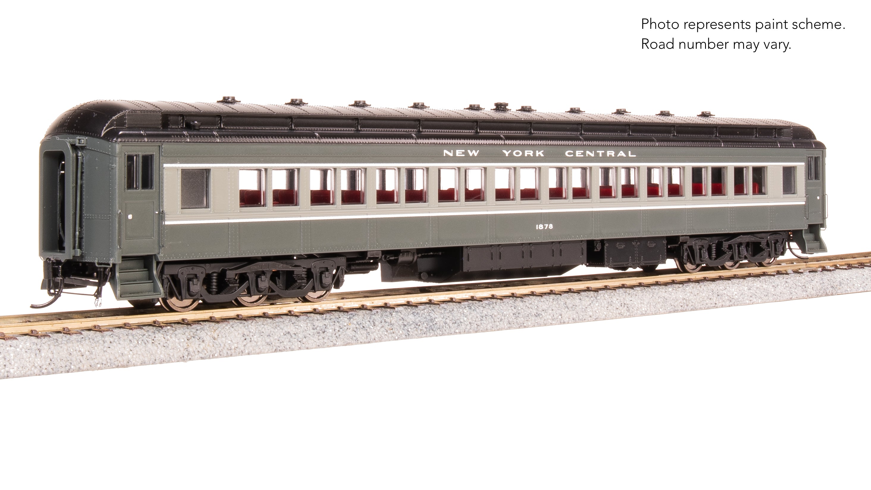 9737 NYC 80' Passenger Coach, Two-tone Gray, HO Scale