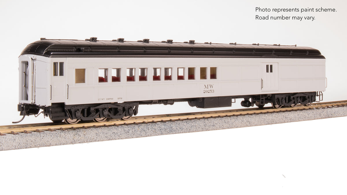 9748 Maintenance of Way Baggage-Combine Car #20253, Gray & Black, HO Scale