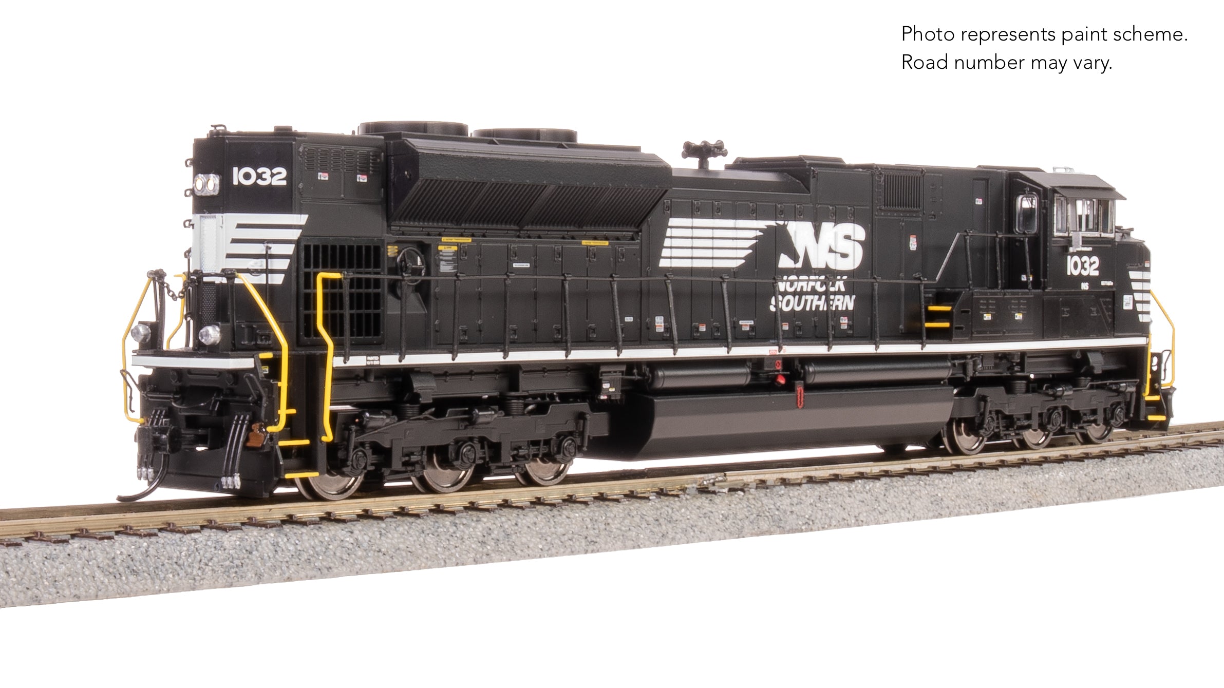 9769 EMD SD70ACe, NS 1063, Black & White, Paragon4 Sound/DC/DCC, w/ Smoke, HO