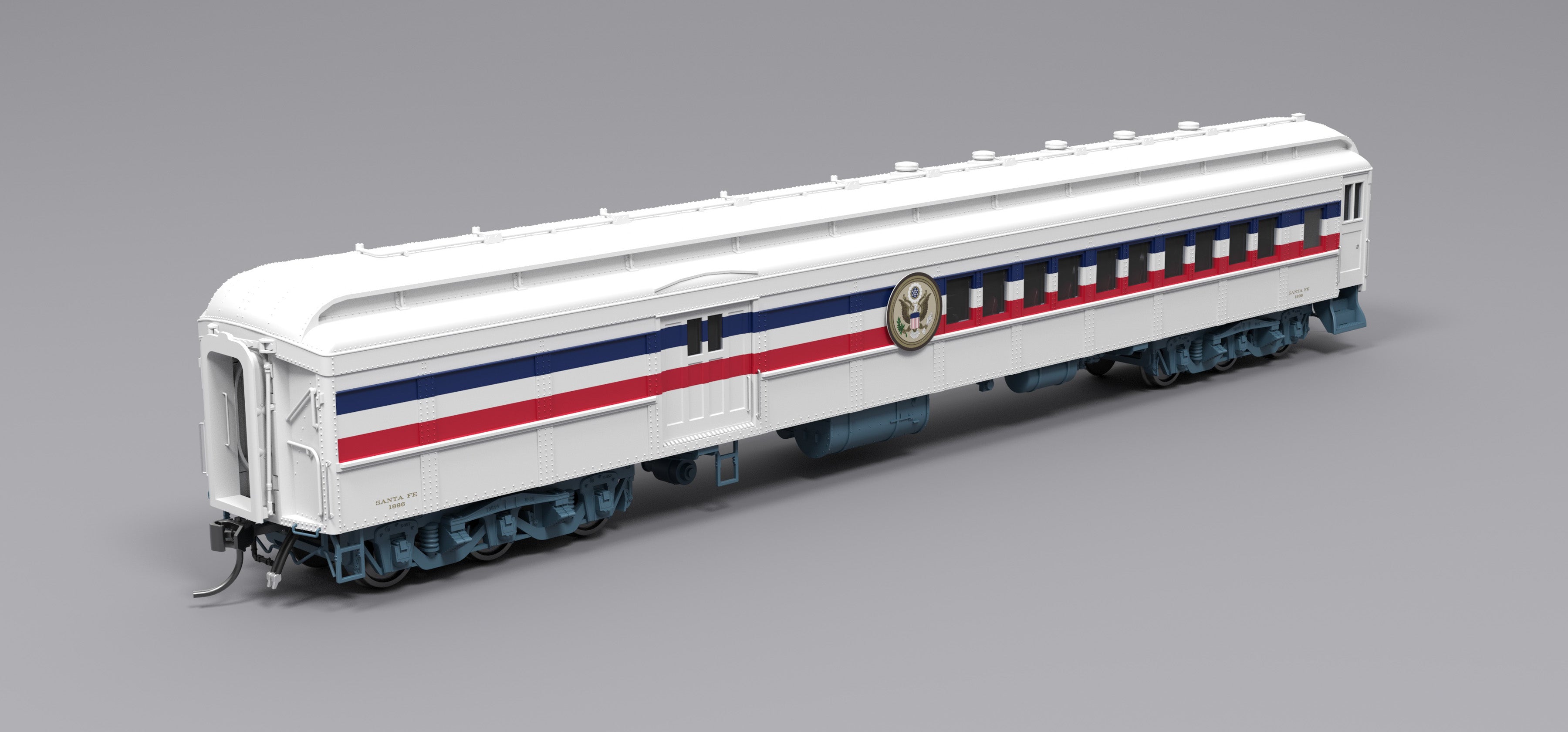 9712 1947 Freedom Train Heavyweight 5-Car Passenger Set, 1947 Scheme, HO Scale