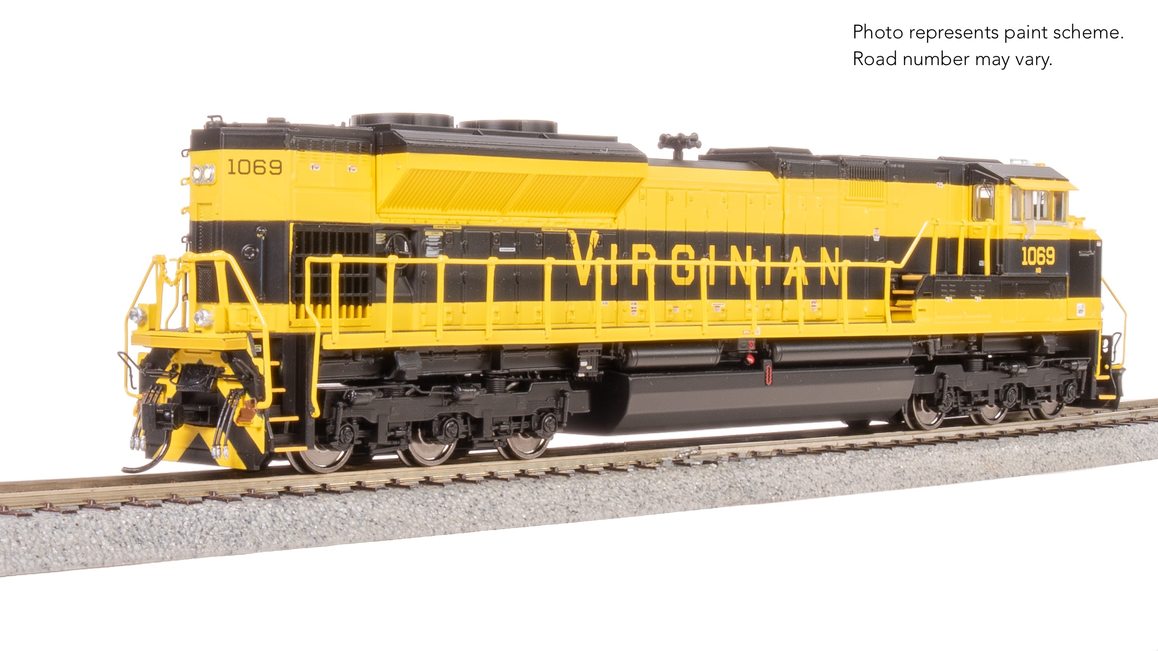 9783 EMD SD70ACe, NS 1069, Virginian Heritage Paint, Paragon4 Sound/DC/DCC, w/ Smoke, HO (Hobbytyme Exclusive)