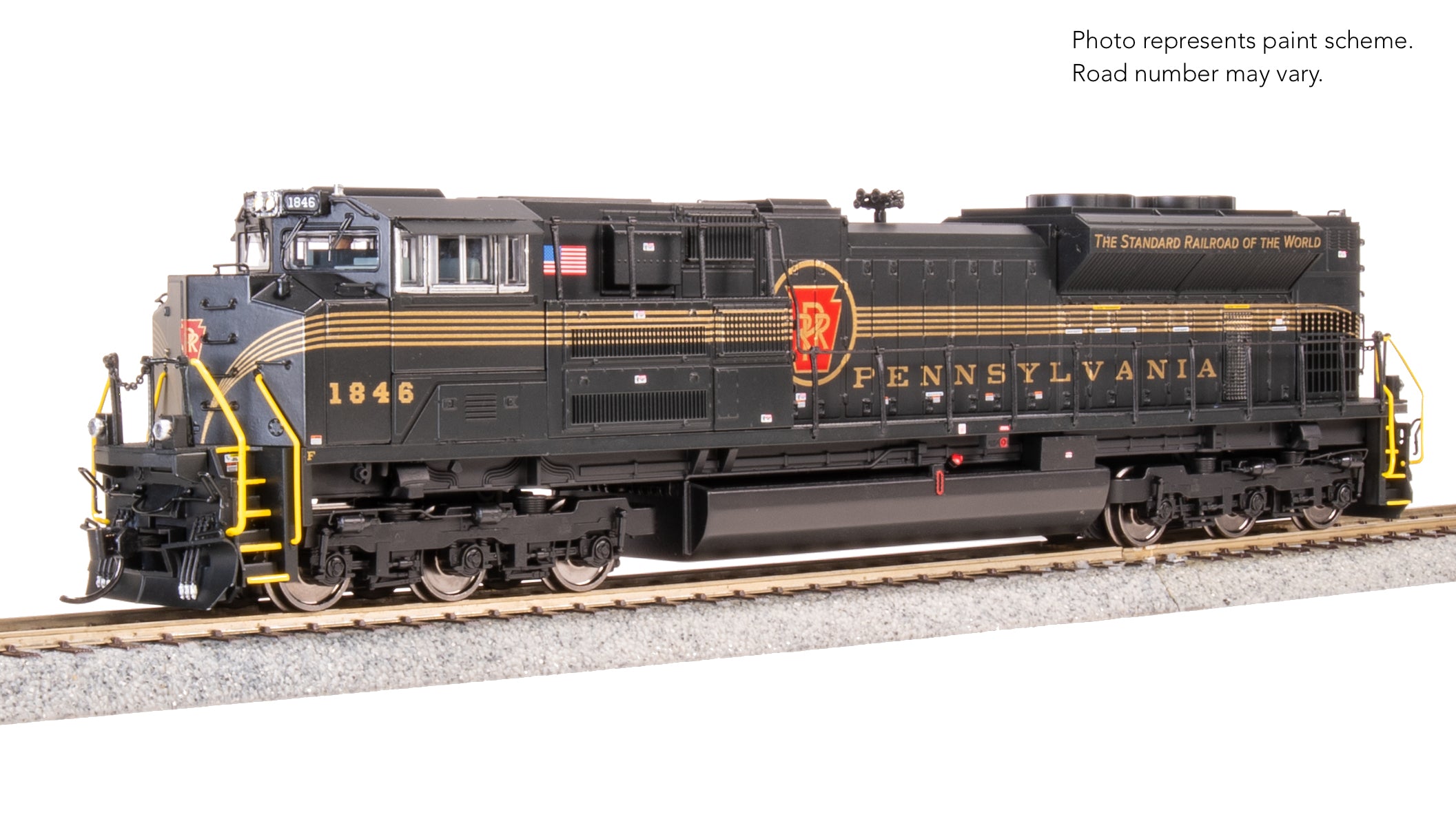 9788 EMD SD70ACe, PRR 1846, DGLE 5-stripe Fantasy Paint, No-Sound / DC