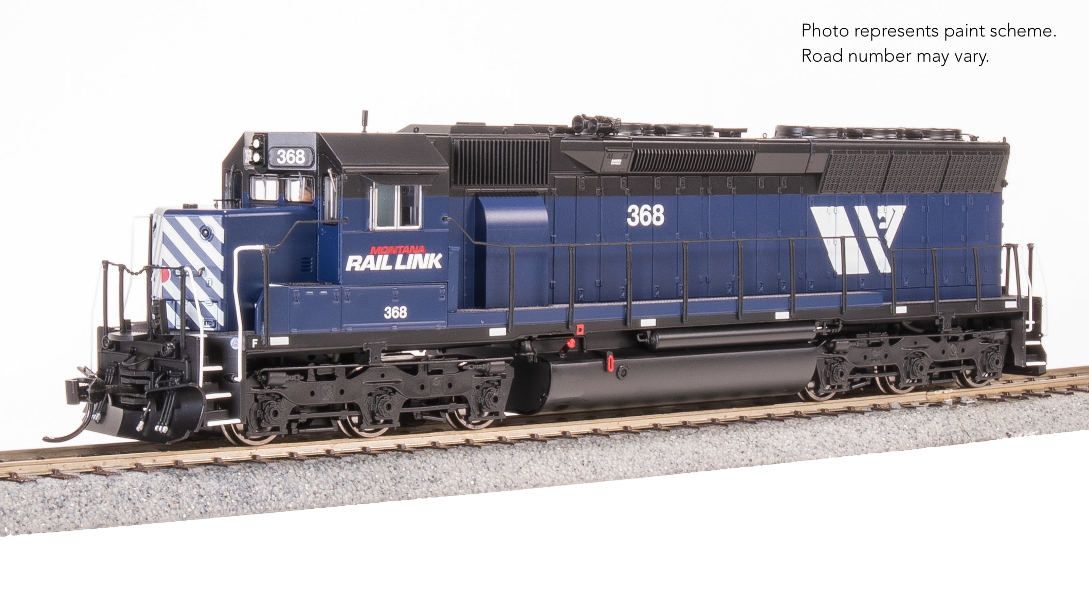 9816 EMD SD45, MRL 368, Blue w/ "W" logo (2000-2015), Paragon4 Sound/DC/DCC, HO