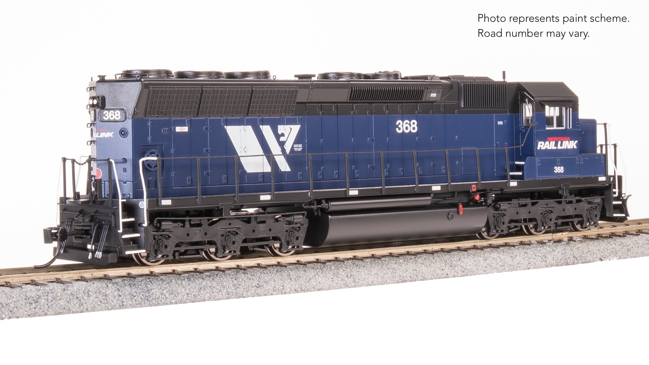 9816 EMD SD45, MRL 368, Blue w/ "W" logo (2000-2015), Paragon4 Sound/DC/DCC, HO
