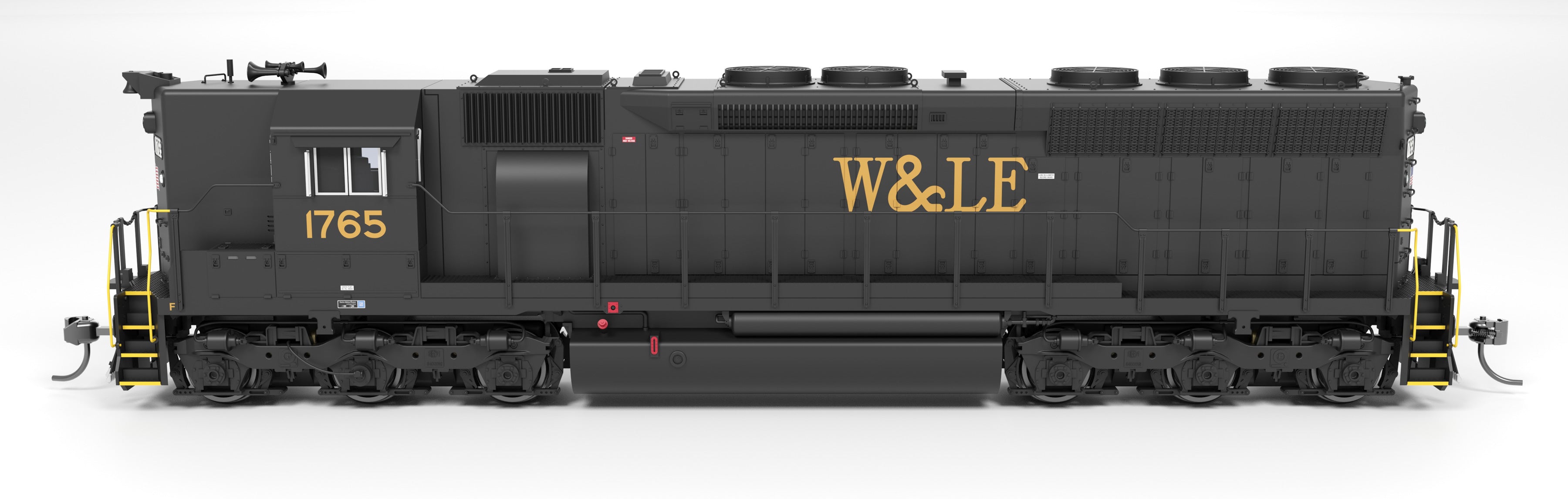 9795 EMD SD45, W&LE 1768, Early Scheme, Paragon4 Sound/DC/DCC, HO (Available from Hobbytyme Distributors)
