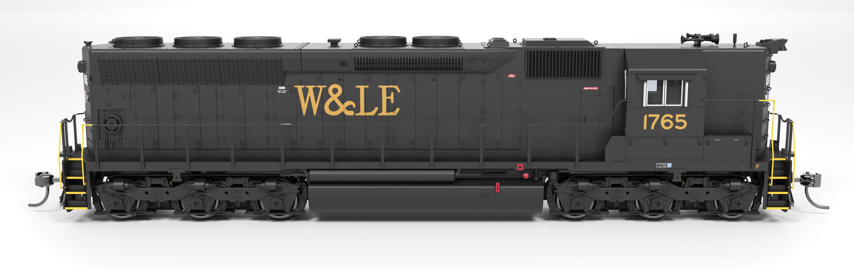 9795 EMD SD45, W&LE 1768, Early Scheme, Paragon4 Sound/DC/DCC, HO (Available from Hobbytyme Distributors)