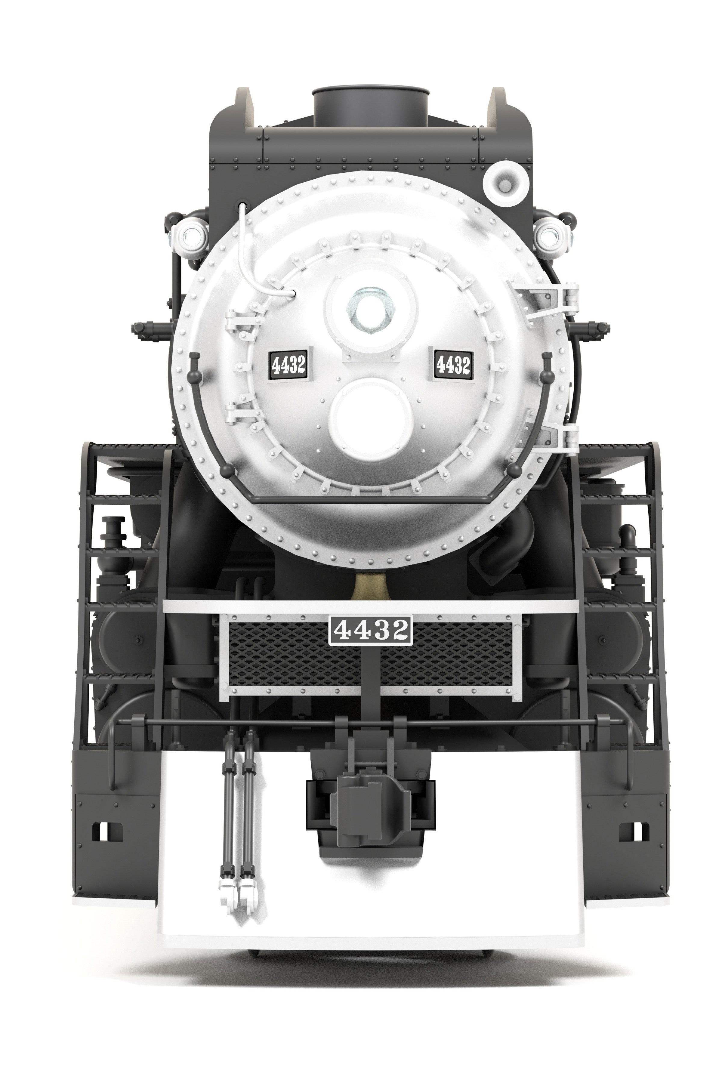 9836 Southern Pacific GS-4 4-8-4, #4445, Deskirted, Painted Black, No Trim on Pilot, Paragon4 Sound/DC/DCC, Smoke, HO