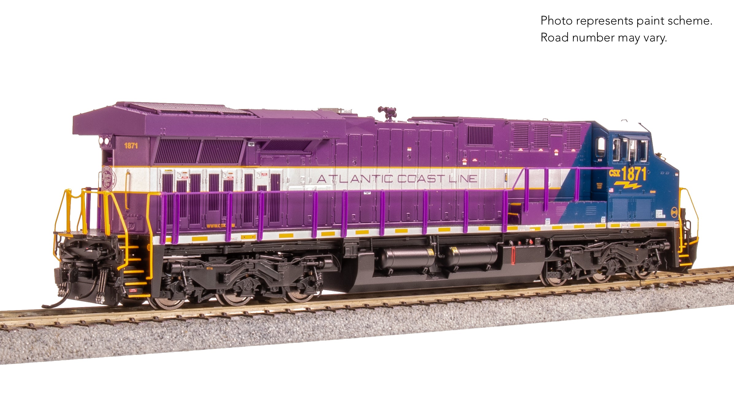 9860 GE ES44AC, CSX 1871, ACL Heritage Paint, Paragon4 Sound/DC/DCC, w/ Smoke, HO