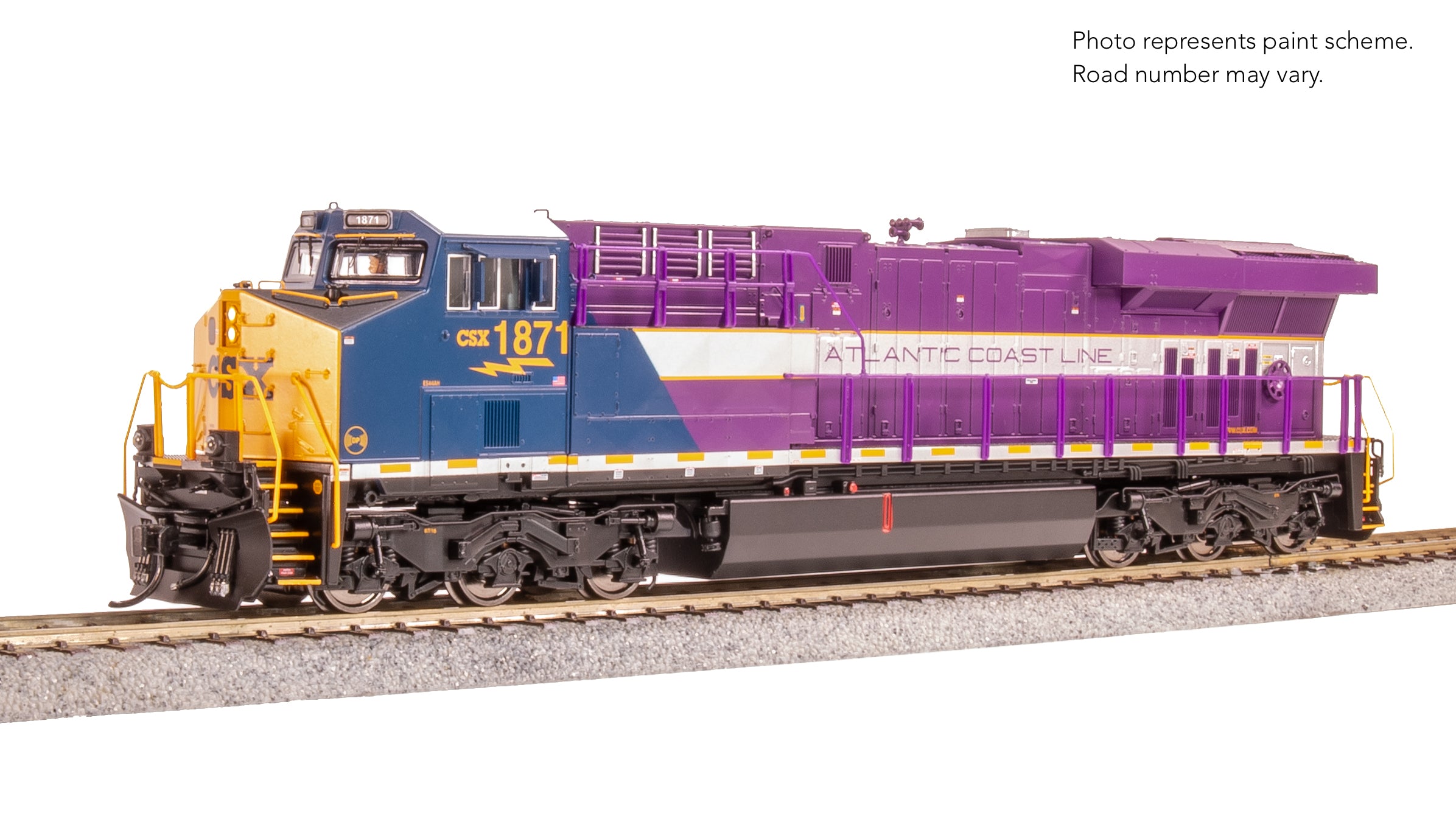 9861 GE ES44AC, CSX 1871, ACL Heritage Paint, No-Sound / DCC-Ready, HO