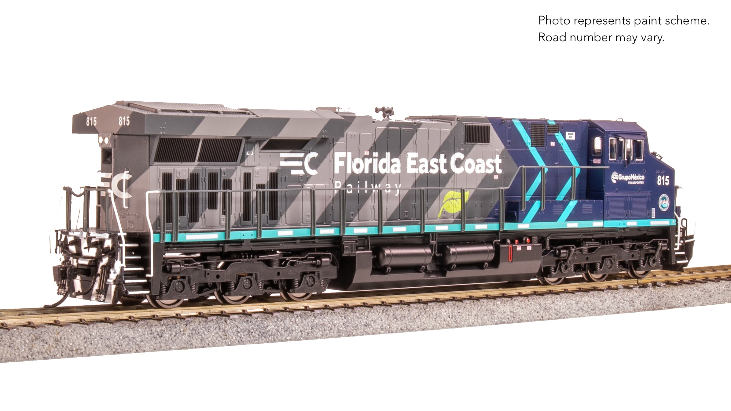9871 GE ES44AC, FEC 815, Modern Grupo Mexico Scheme, No-Sound / DCC-Ready, HO