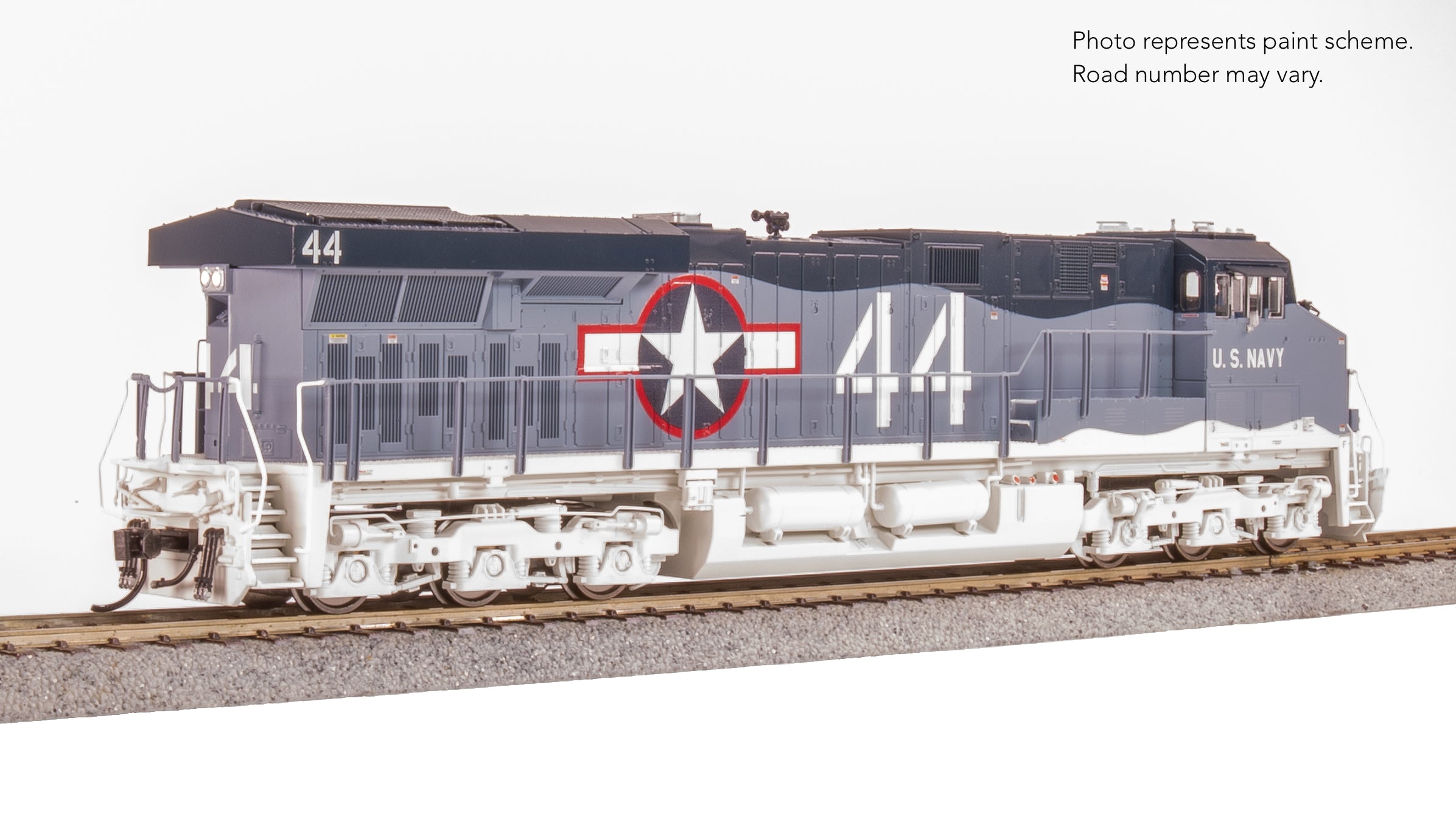 9874 GE ES44AC, US Navy #44, Fantasy Paint Scheme, Paragon4 Sound/DC/DCC, w/ Smoke, HO