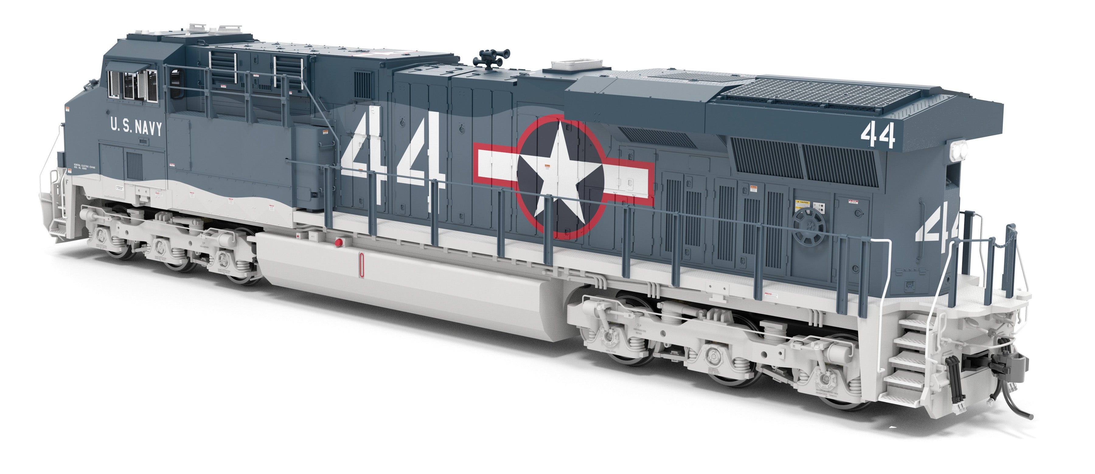 9875 GE ES44AC, US Navy #44, Fantasy Paint Scheme, No-Sound / DCC-Ready, HO