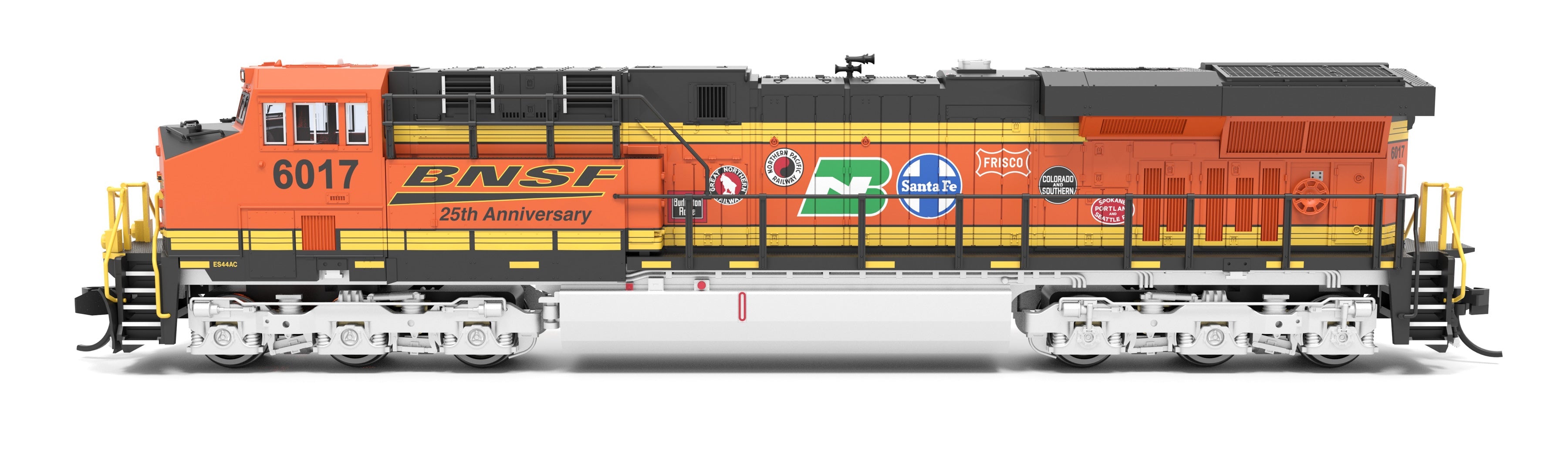 REFURBISHED R9880 GE ES44AC, BNSF 6017, 25th Anniversary, Paragon4 Sound/DC/DCC, N