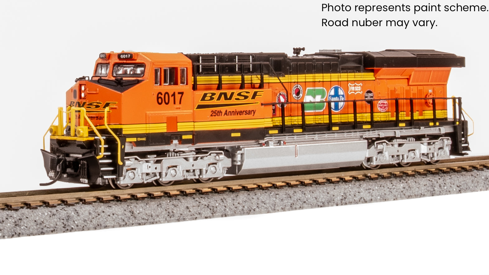 9881 GE ES44AC, BNSF 6017, 25th Anniversary, No-Sound / DCC-Ready, N
