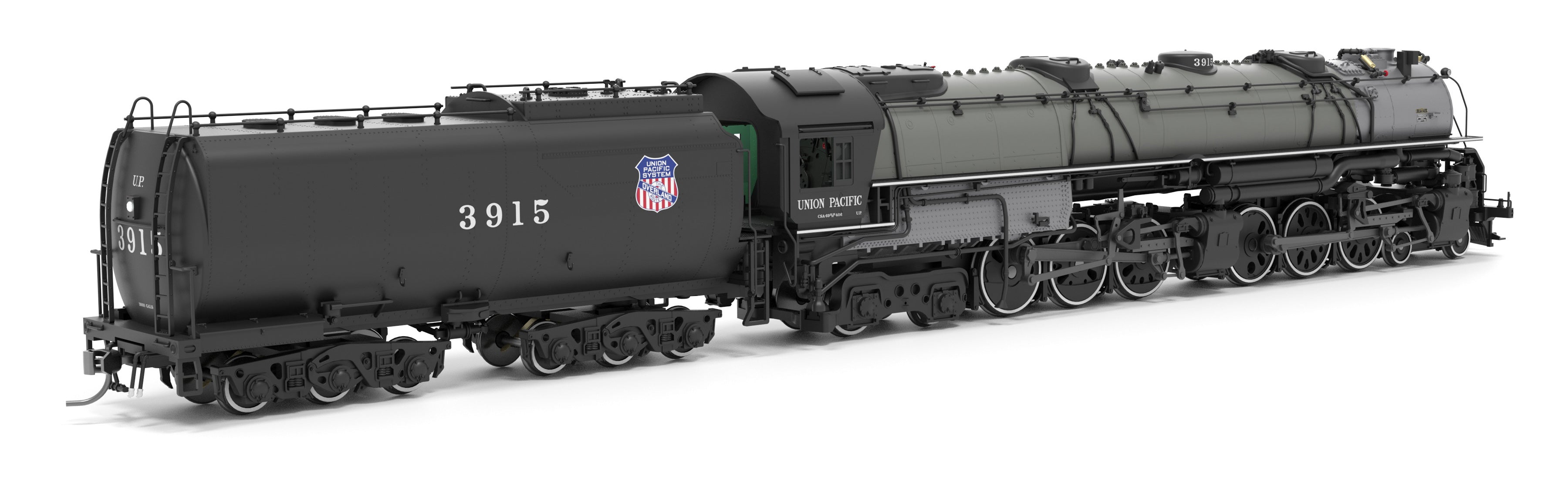 9918 UP Early Challenger (CSA-2), #3915, Builder's Fantasy Paint, No-Sound / DCC-Ready, HO